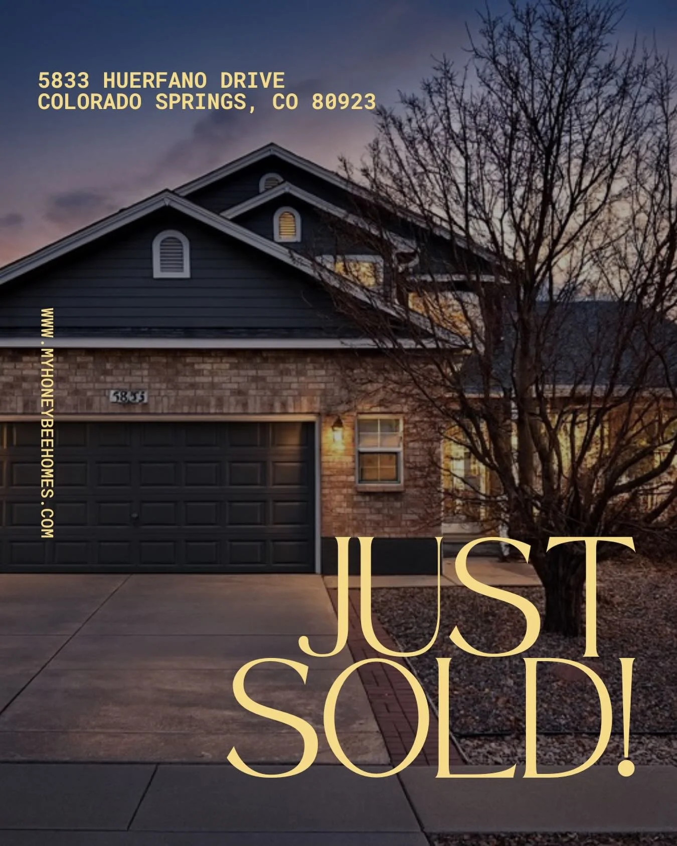 🎄 JUST SOLD | 5833 Huerfano Drive 🎄
Listed December 4th ➡️ closed right before Christmas ✅

Big congratulations to my sellers and the new homeowners! 🏡✨
Grateful to be part of such a smooth closing &mdash; and proud to say this one was staged by H