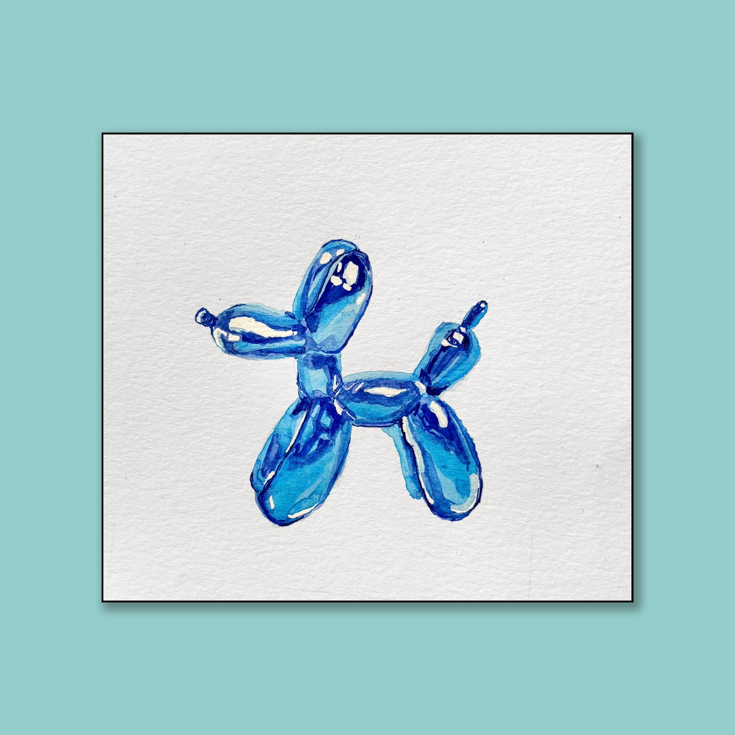 Blue Balloon Dog