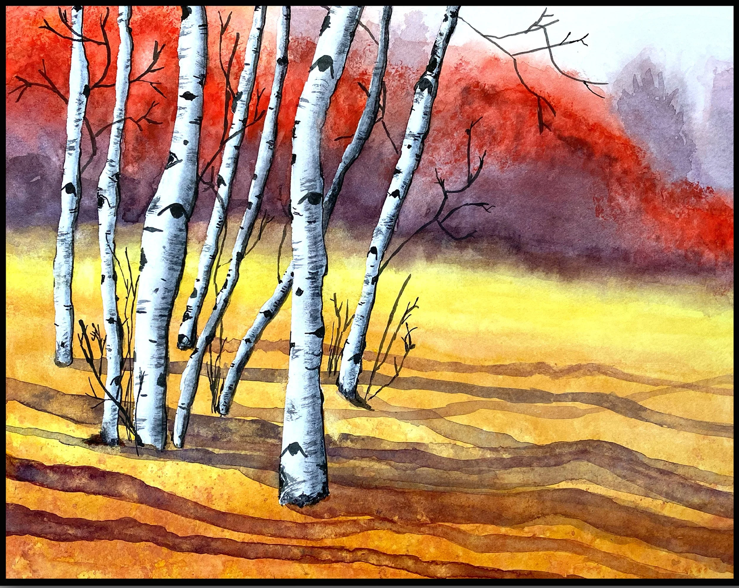 %22WHISPERING BIRCH TREES%22 by Deb Segal.jpg