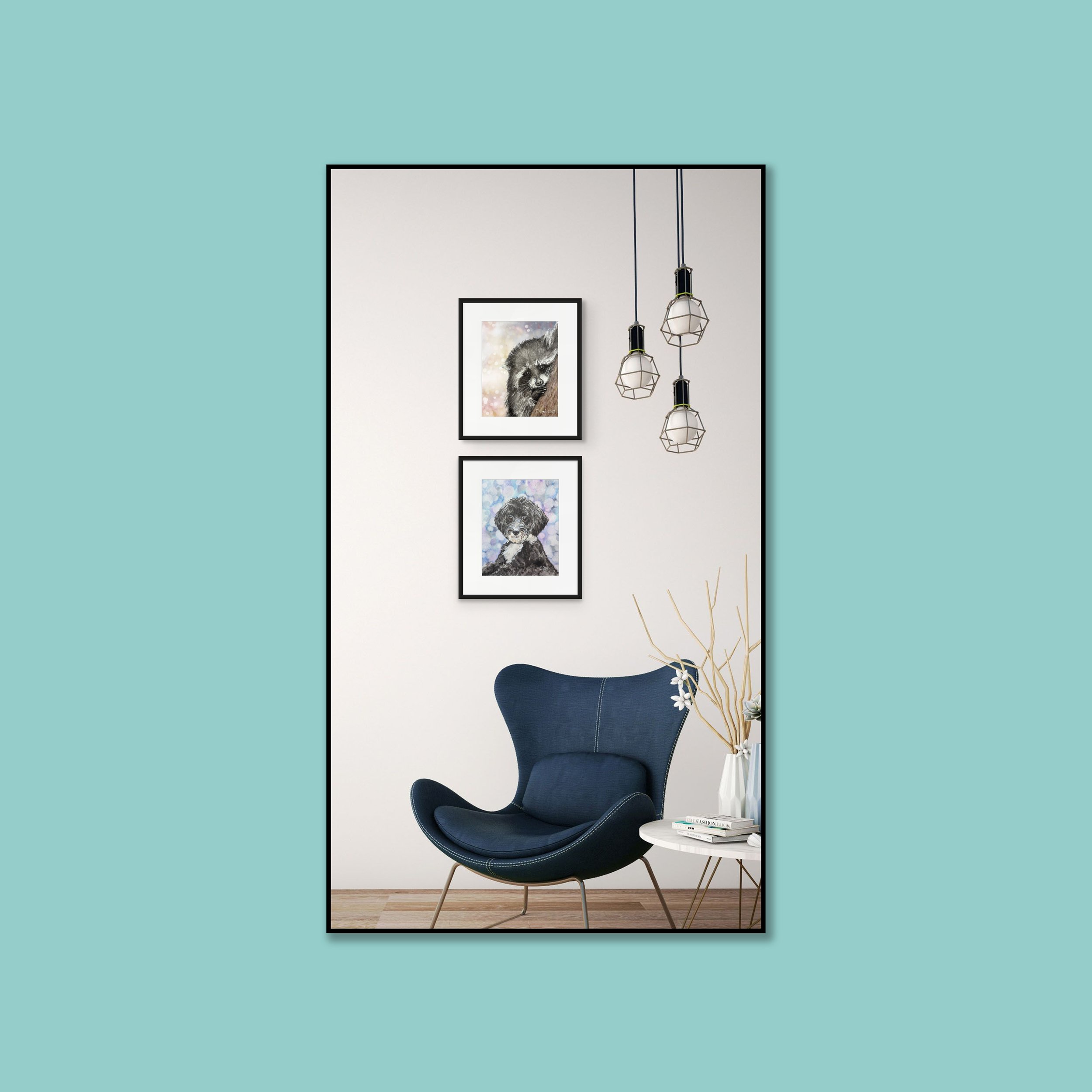 Milo.Raccoon _ for Artplacer_FLYBABY ART _in turqouise square-Recovered.jpg