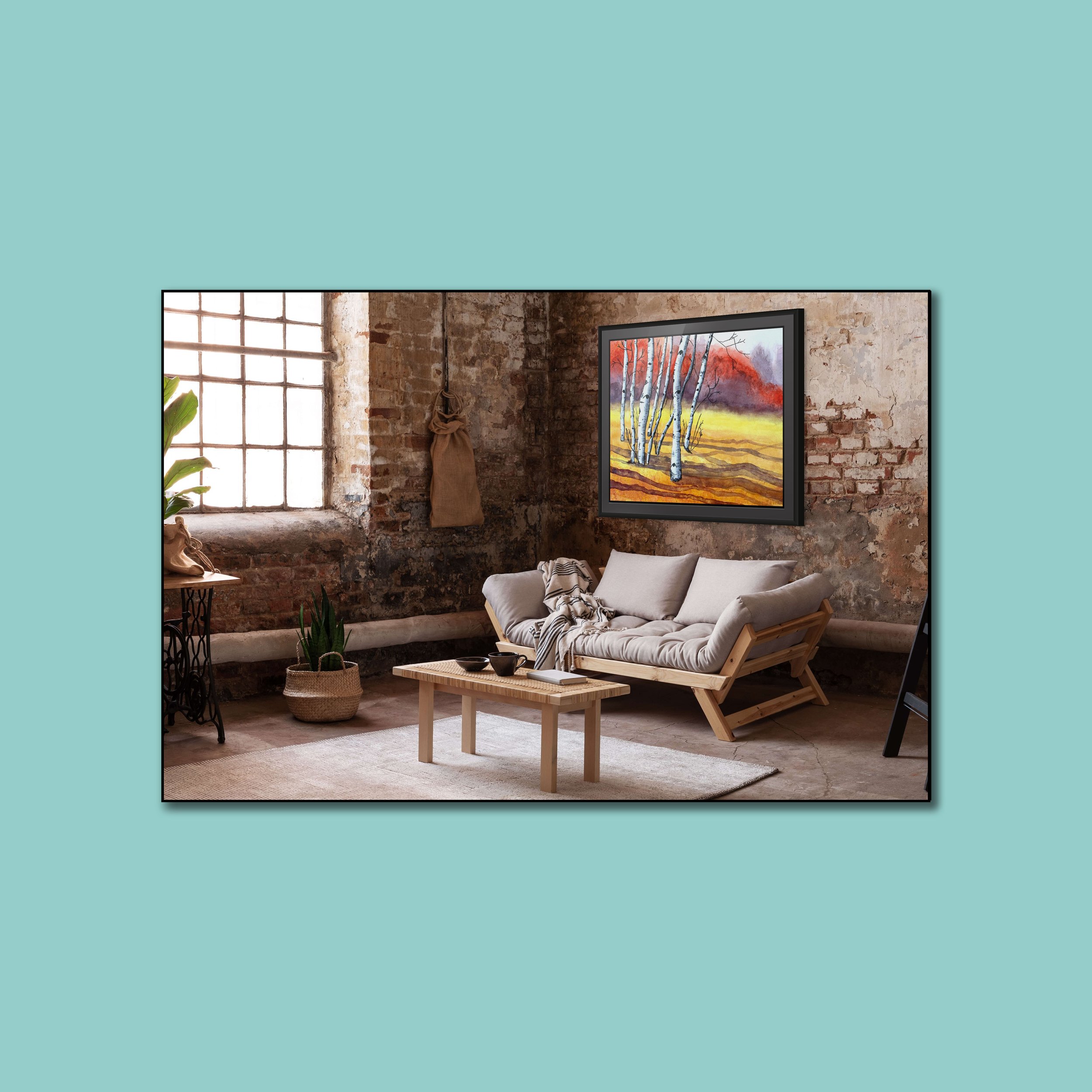 Whispering birch 2 _ for Artplacer_FLYBABY ART _in turqouise square.jpg