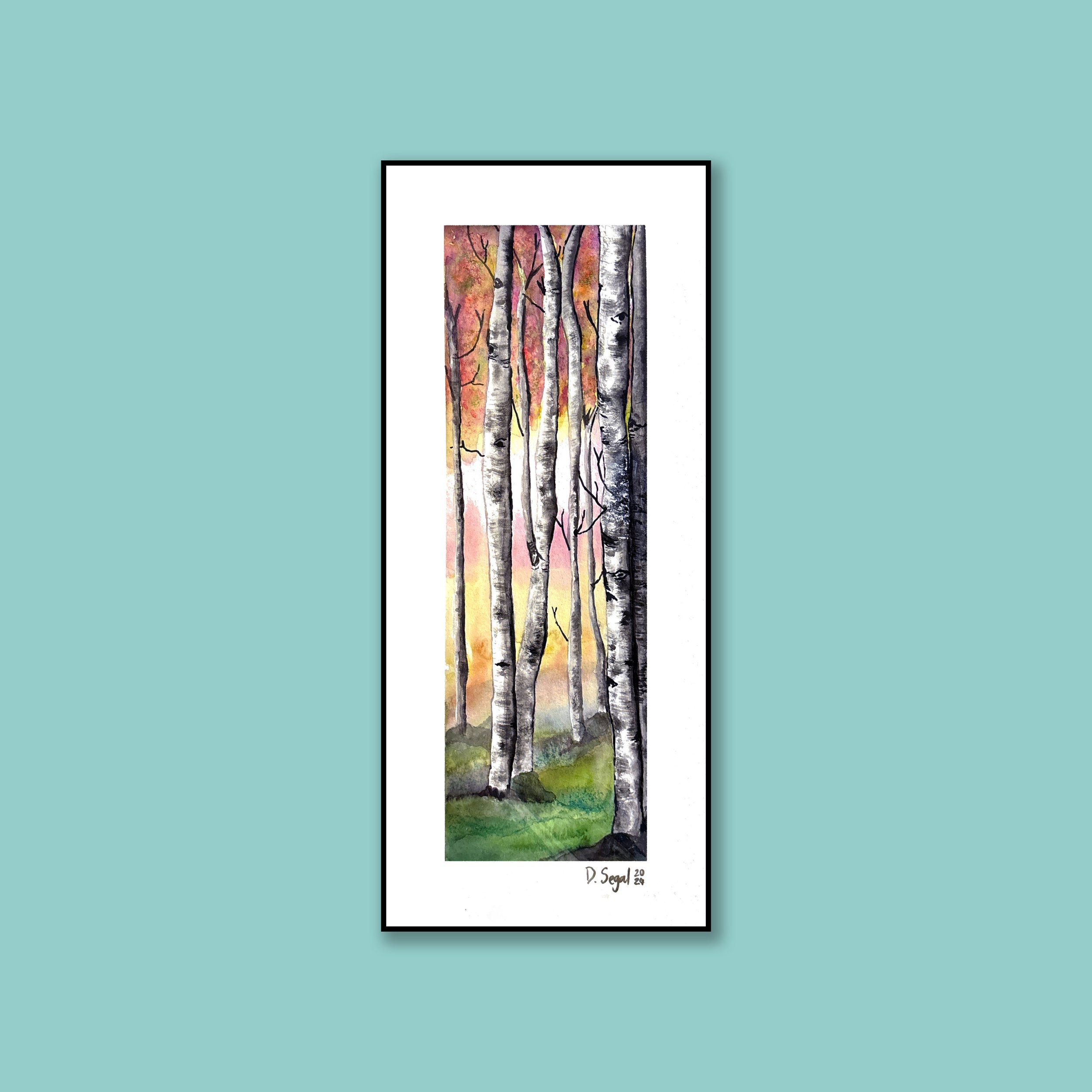 Birch Trees in Autumn