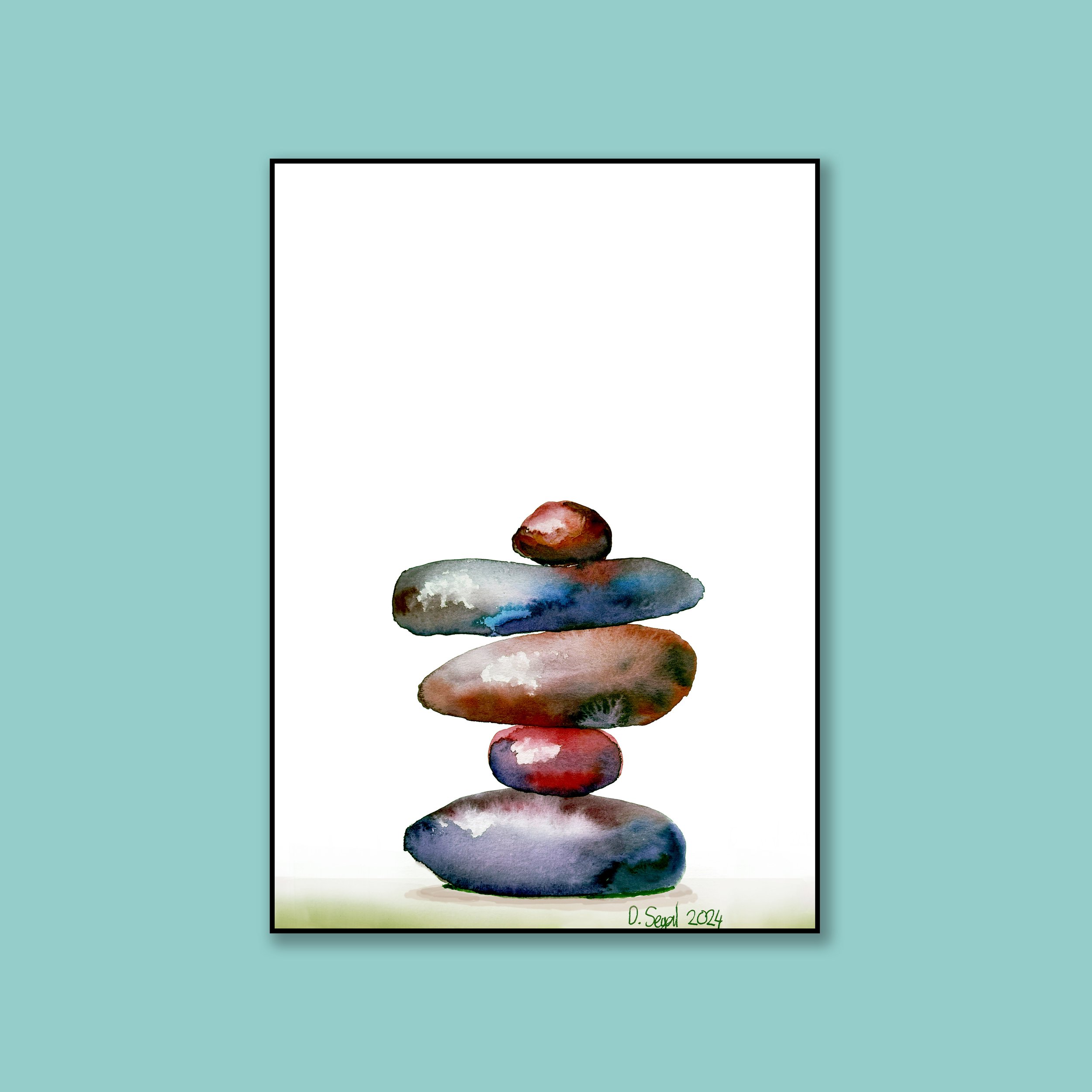 Earthy Zen Meditation Stones