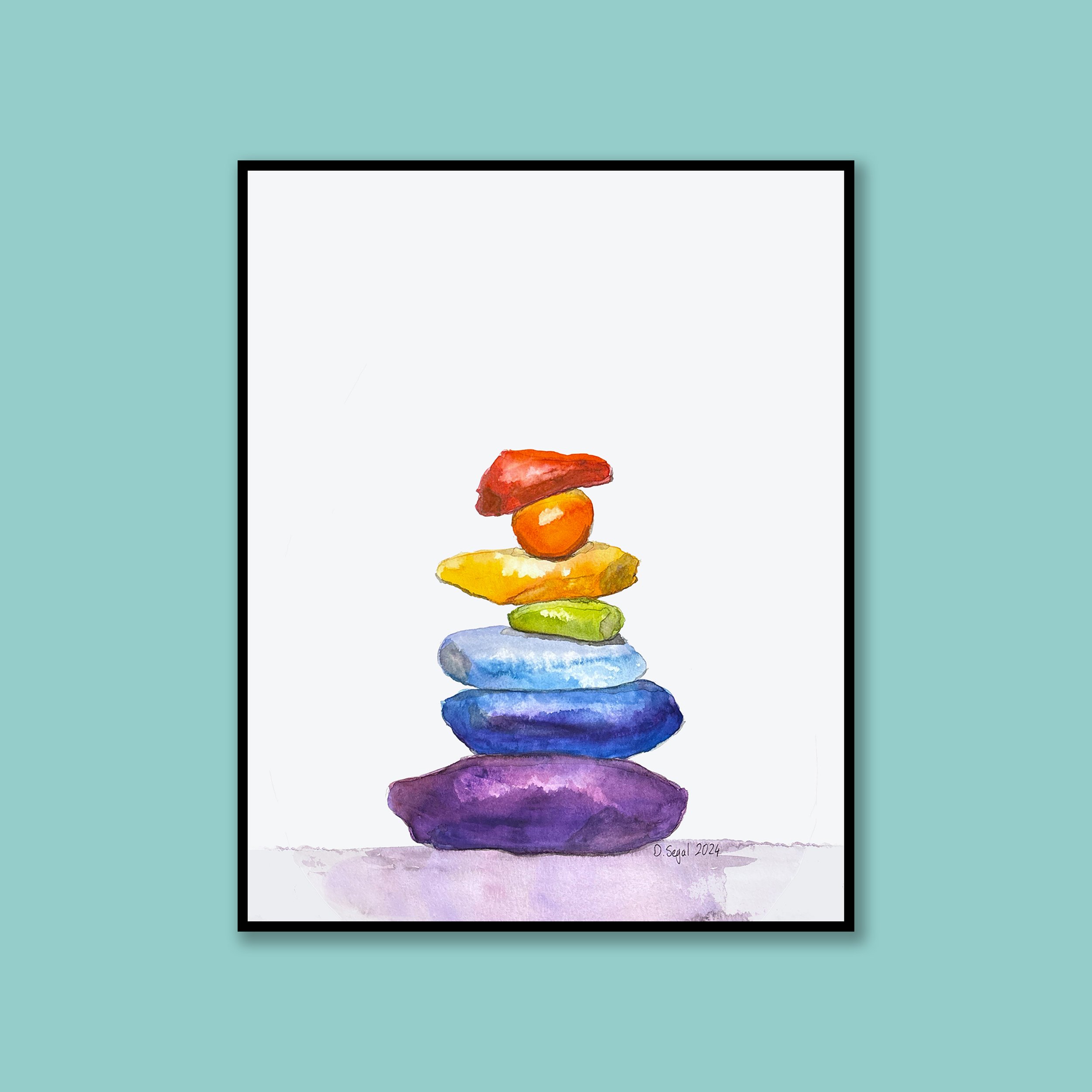 Rainbow Meditation Stones
