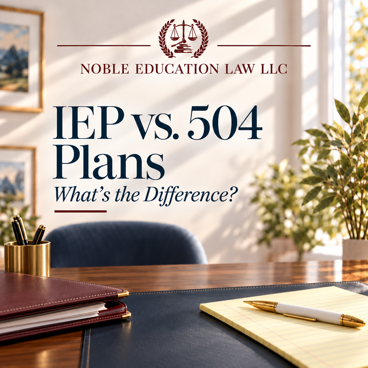 IEP vs. 504 - What's the Difference?