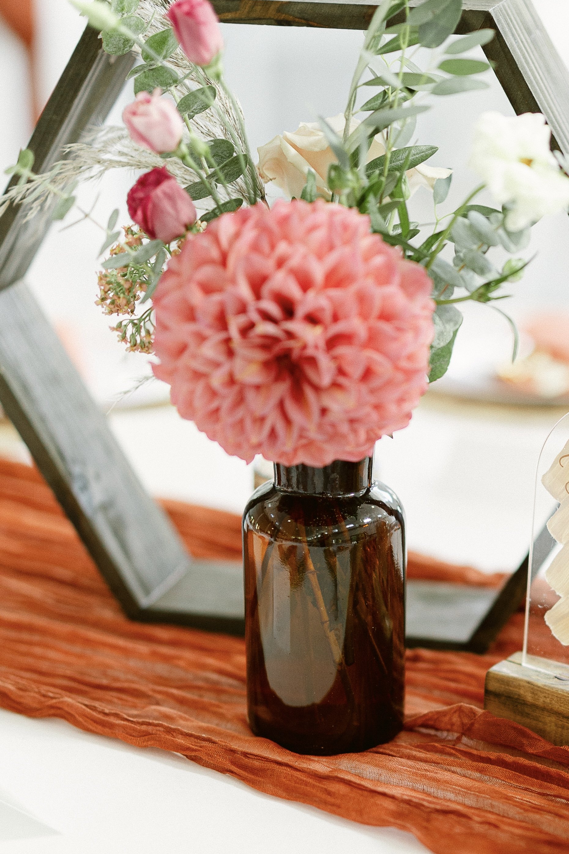 Amber Bud Vases