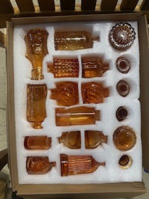 Assorted Amber Bud Vases.jpg