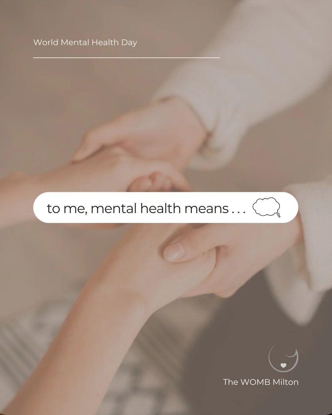 💭 To me, mental health means&hellip;
Every person&rsquo;s definition is different, but all are valid. Mental health isn&rsquo;t something &ldquo;extra&rdquo; to care for&mdash;it&rsquo;s part of our whole well-being, woven into how we show up for ou