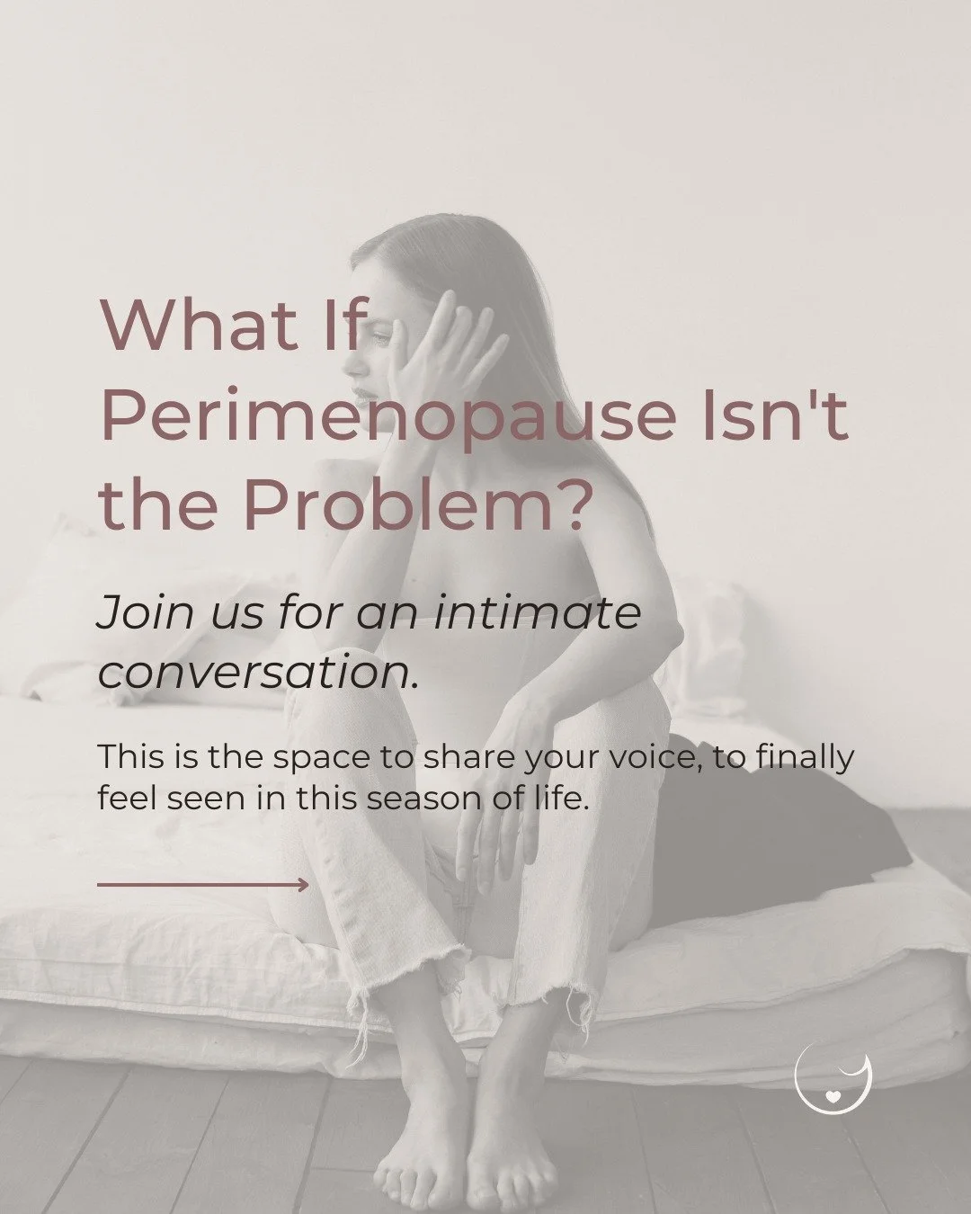 There's SO much confusion around perimenopause. And almost nobody is talking about it honestly. 

The hot flashes, the anxiety, the rage, the brain fog... women are told it's just hormones. Just aging. Just something to manage and push through.

But 