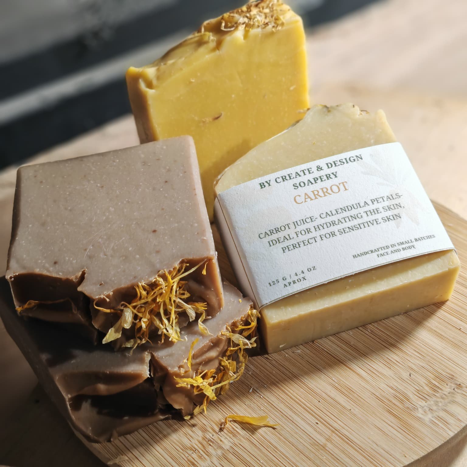 🥕 Carrot Botanical  Soap