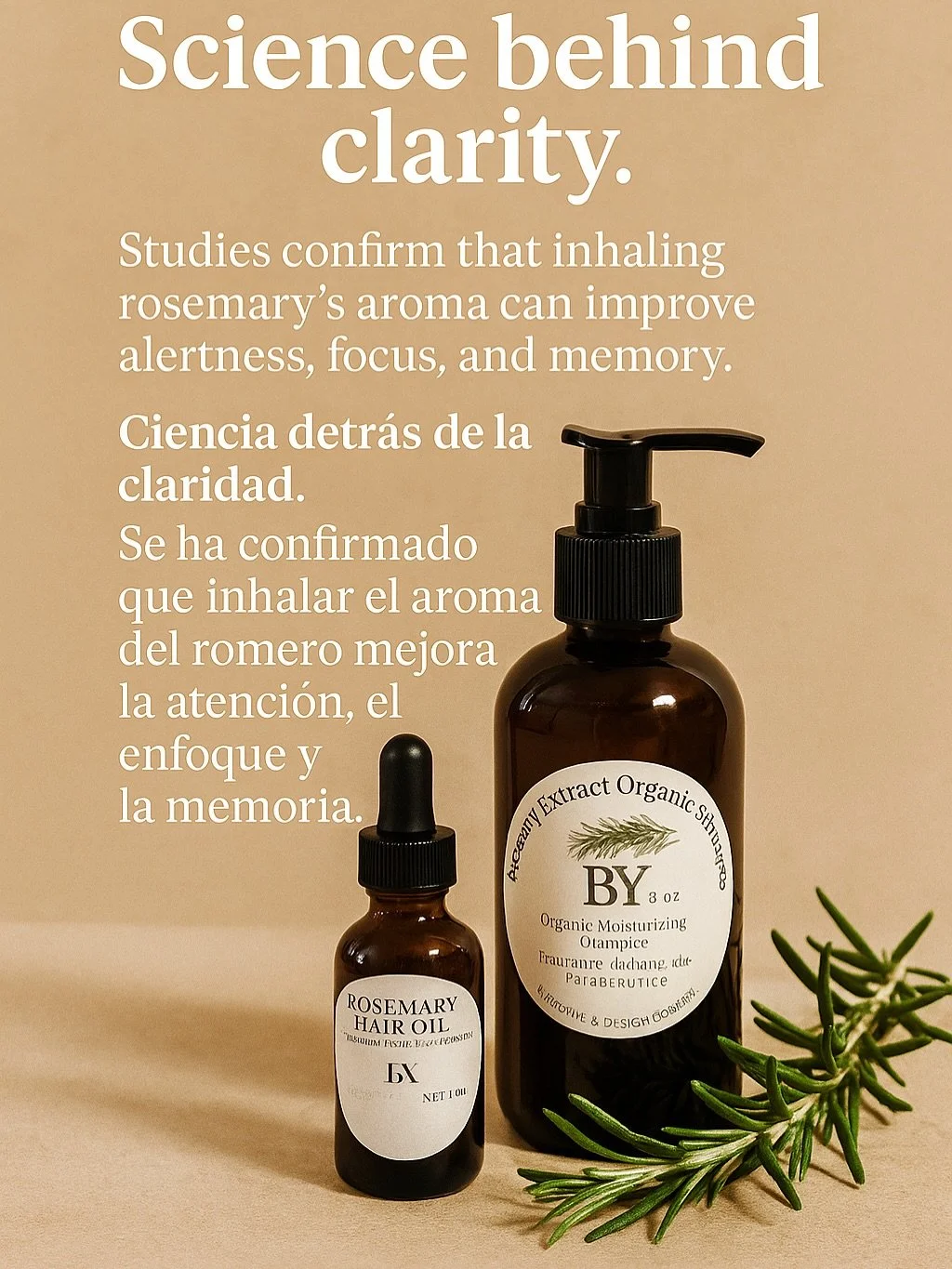 🌿 THE POWER OF ROSEMARY &mdash; FROM ROOTS TO RESULTS

Rosemary is more than a plant &mdash; it&rsquo;s a living symbol of clarity, strength, and renewal.
In our botanical soapery, every rosemary creation is crafted from fresh local sprigs, infused 