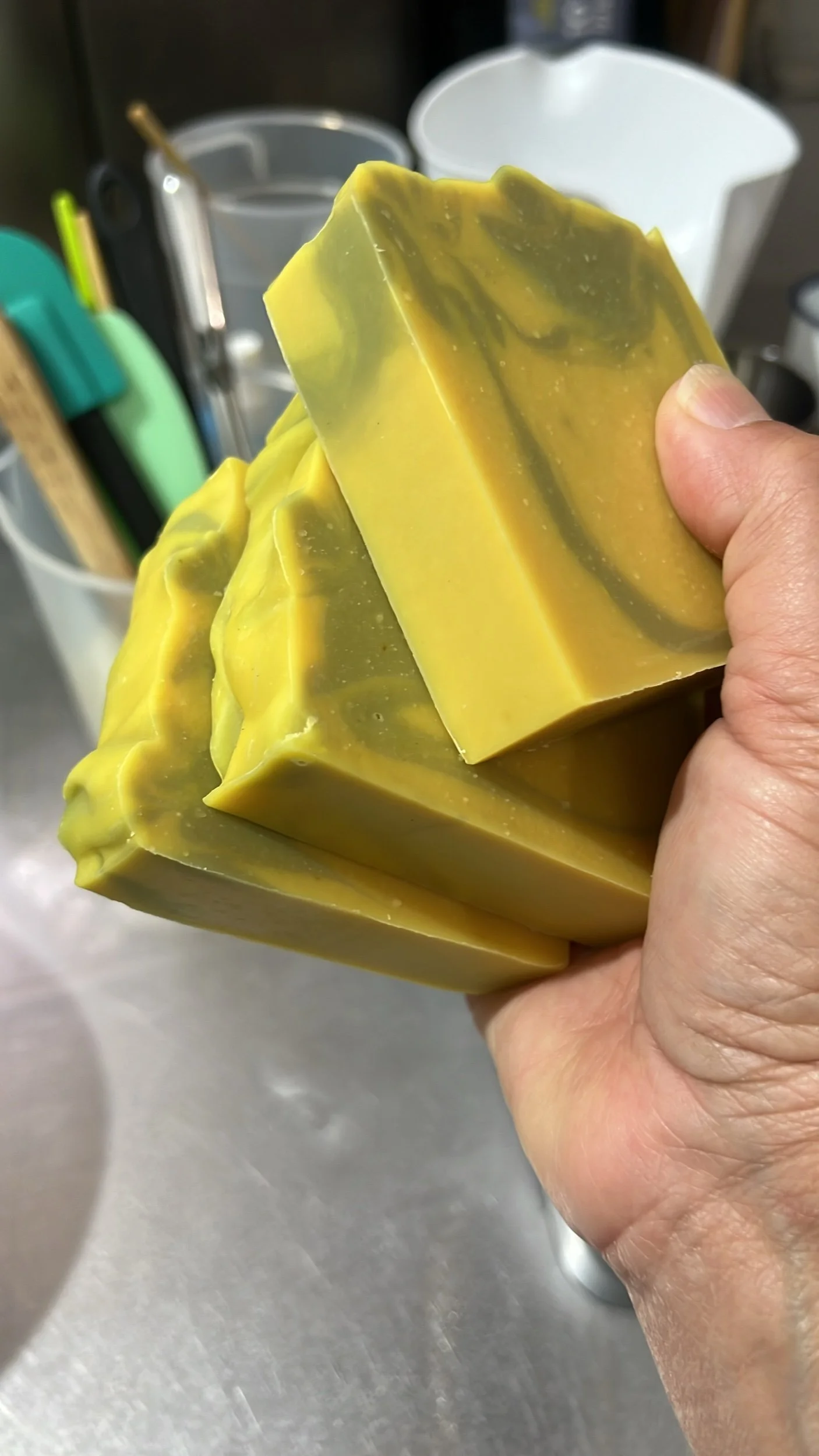 SUNSET LEMON  Lemon + Lime Botanical Soap
