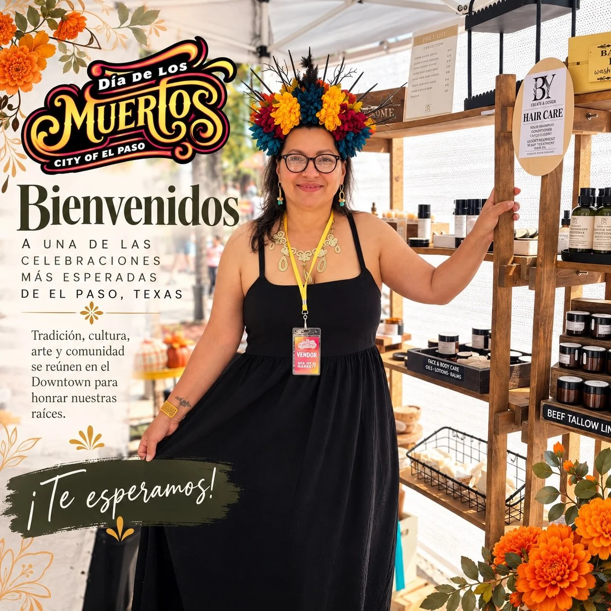 🌼 &iexcl;Hoy celebramos el D&iacute;a de los Muertos en Downtown El Paso!

Una de las celebraciones m&aacute;s esperadas de nuestra ciudad, donde las tradiciones, el arte y la cultura mexicana se encuentran para honrar la memoria de quienes siempre 
