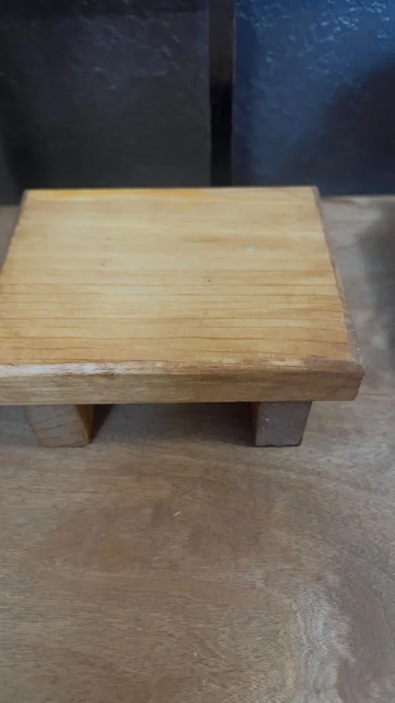 Handmade Wooden Display Stand