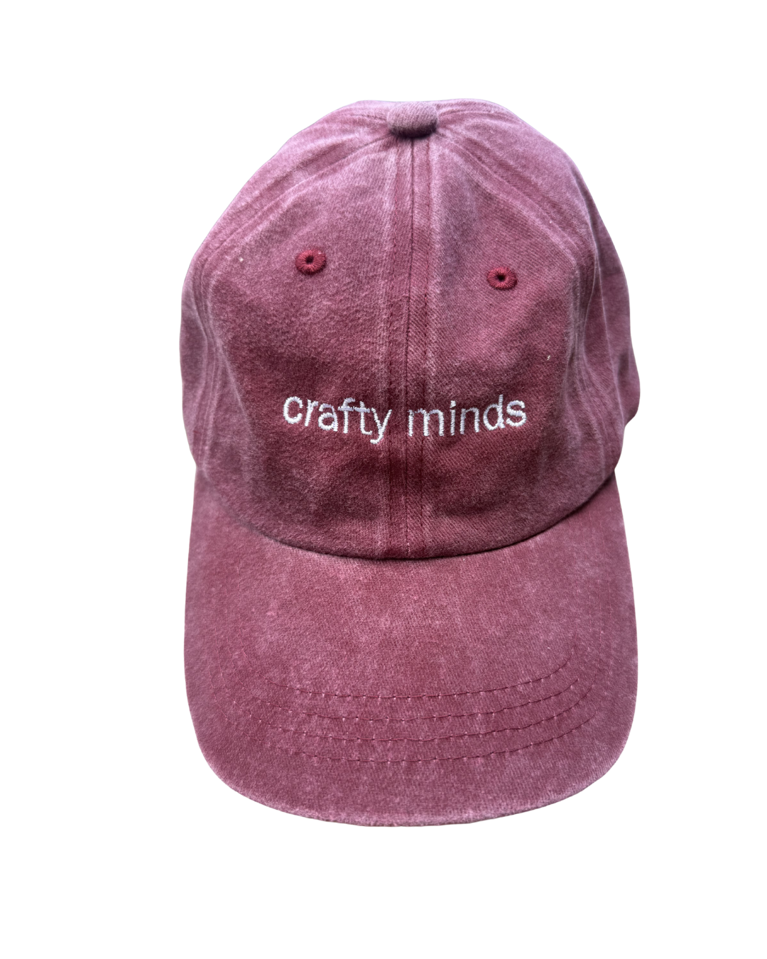 Burgundy Crafty Minds Cap