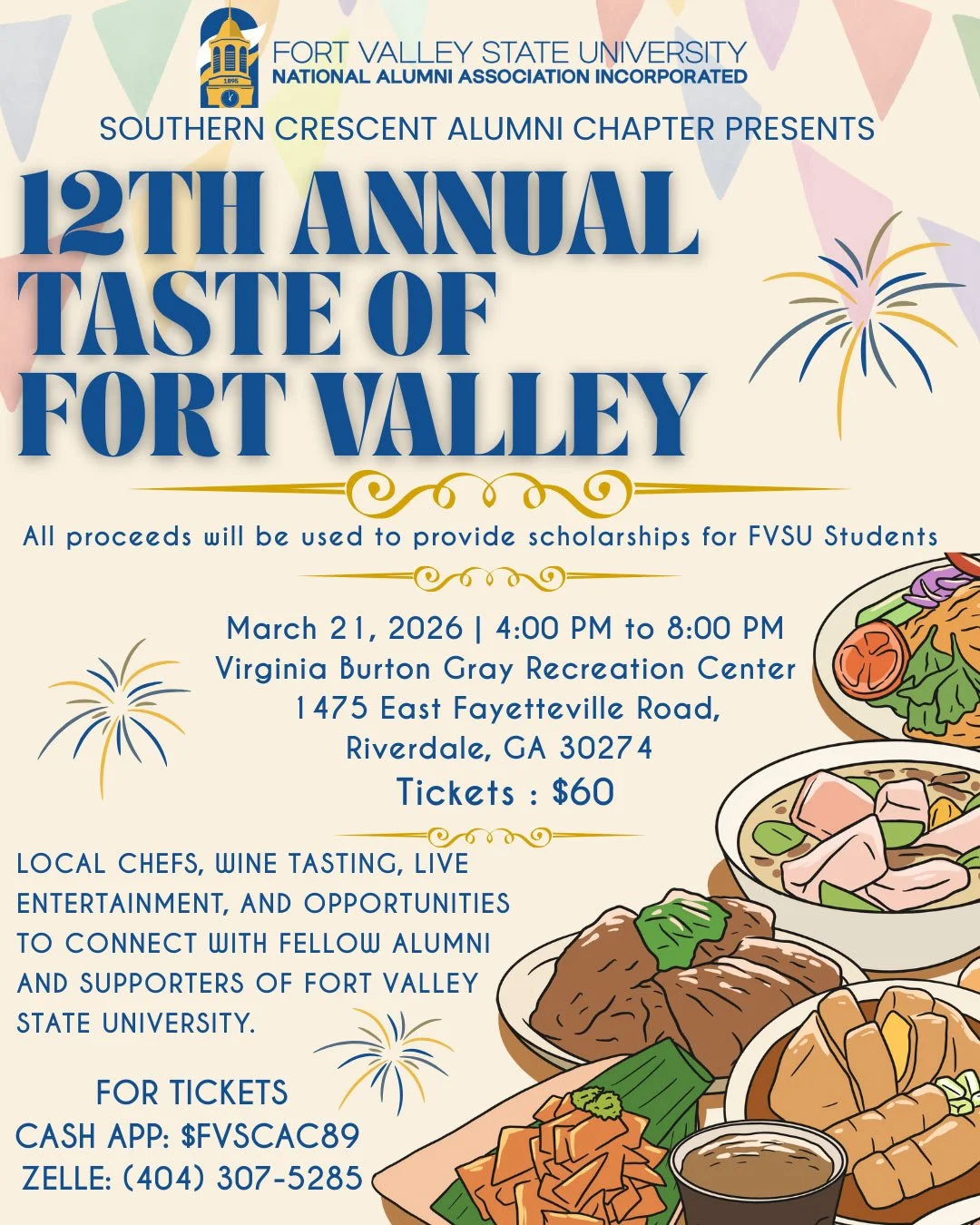 FVSU NAA, Inc. Southern Crescent Alumni Chapter 12th Annual “Taste of Fort Valley”