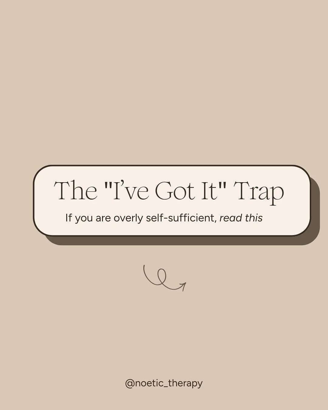 This is a protective part of you that is trying to keep you safe. ❤️&zwj;🩹 Protective parts hold beliefs that can be extreme and limiting. They developed as a function to get you through a painful and helpless time. Know that these beliefs can be un