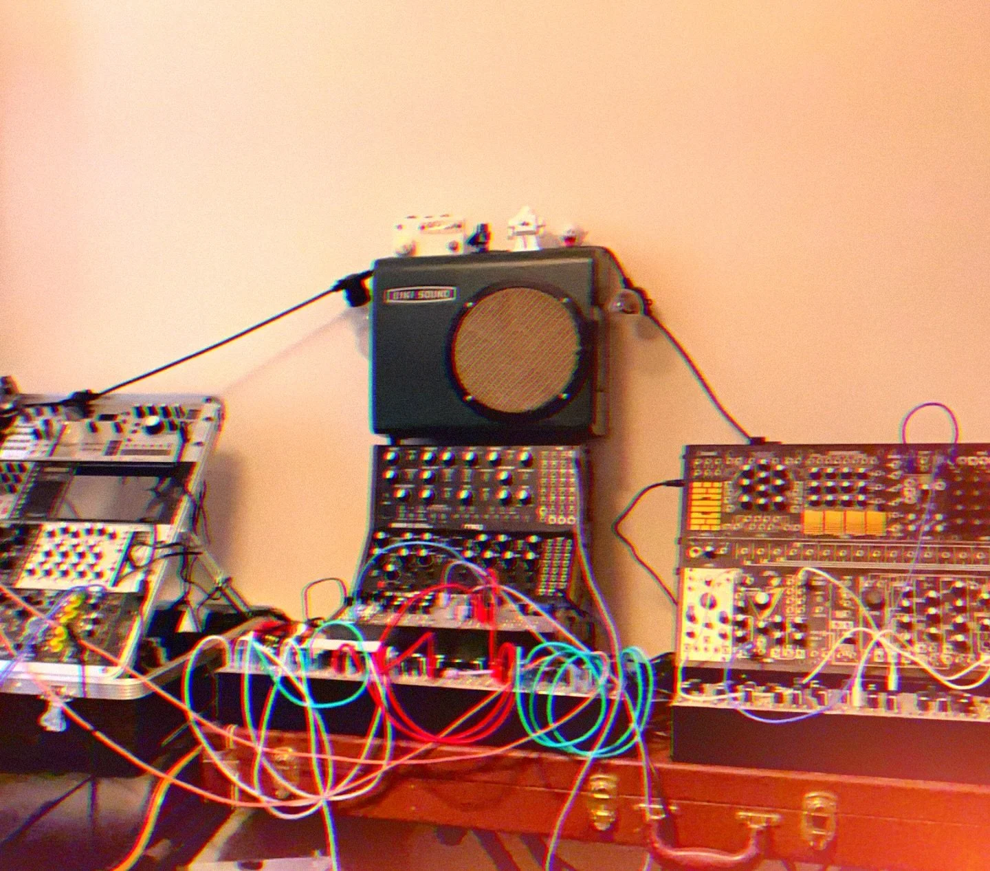 The Spiritualist pre-production sesh @thespiritual.ist #thespiritualist #abbotkinney #abbotkinneyrecords #venicebeach #livetechno #eurorack #eurorackmodular #modularsynth #dj #edm #techhouse #techno #musicproducer