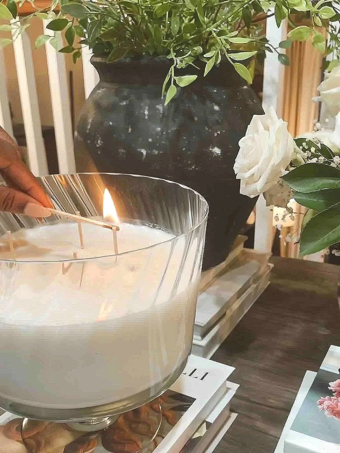 I DIY’d the oversized candle i couldn’t stop thinking about 