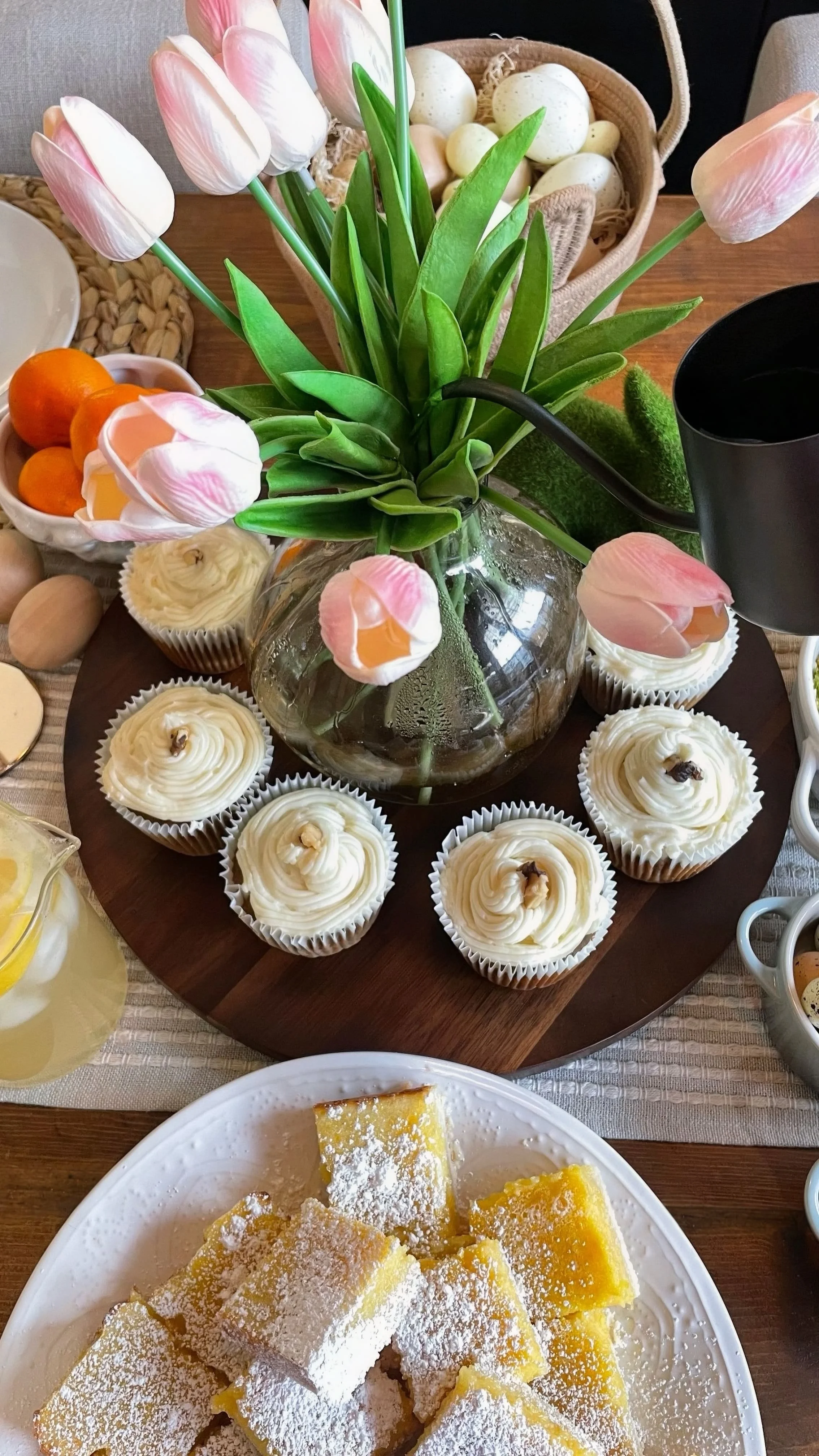 Overhead shot_watering faux florals.jpg