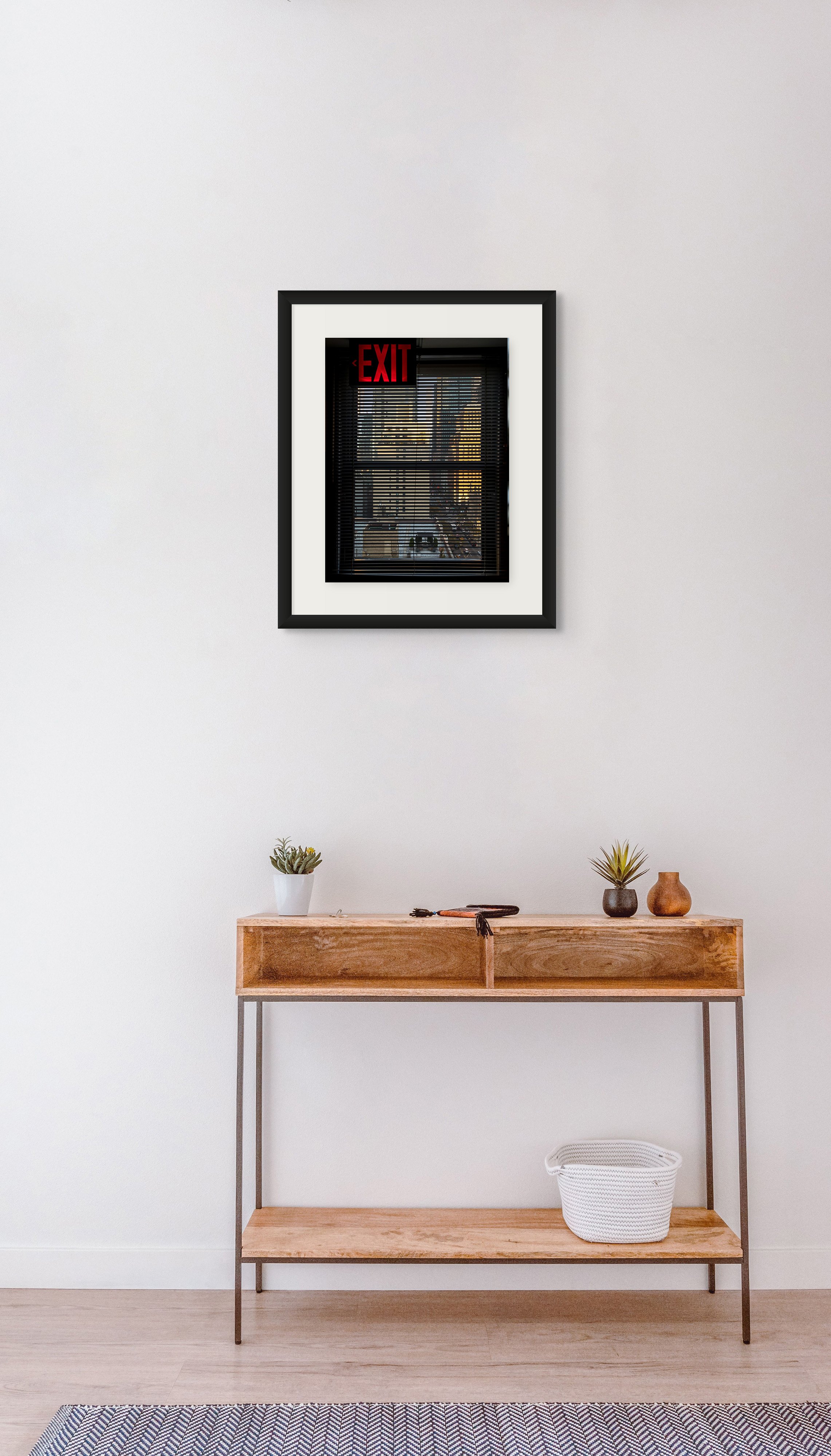 Rendering of a picture in a room