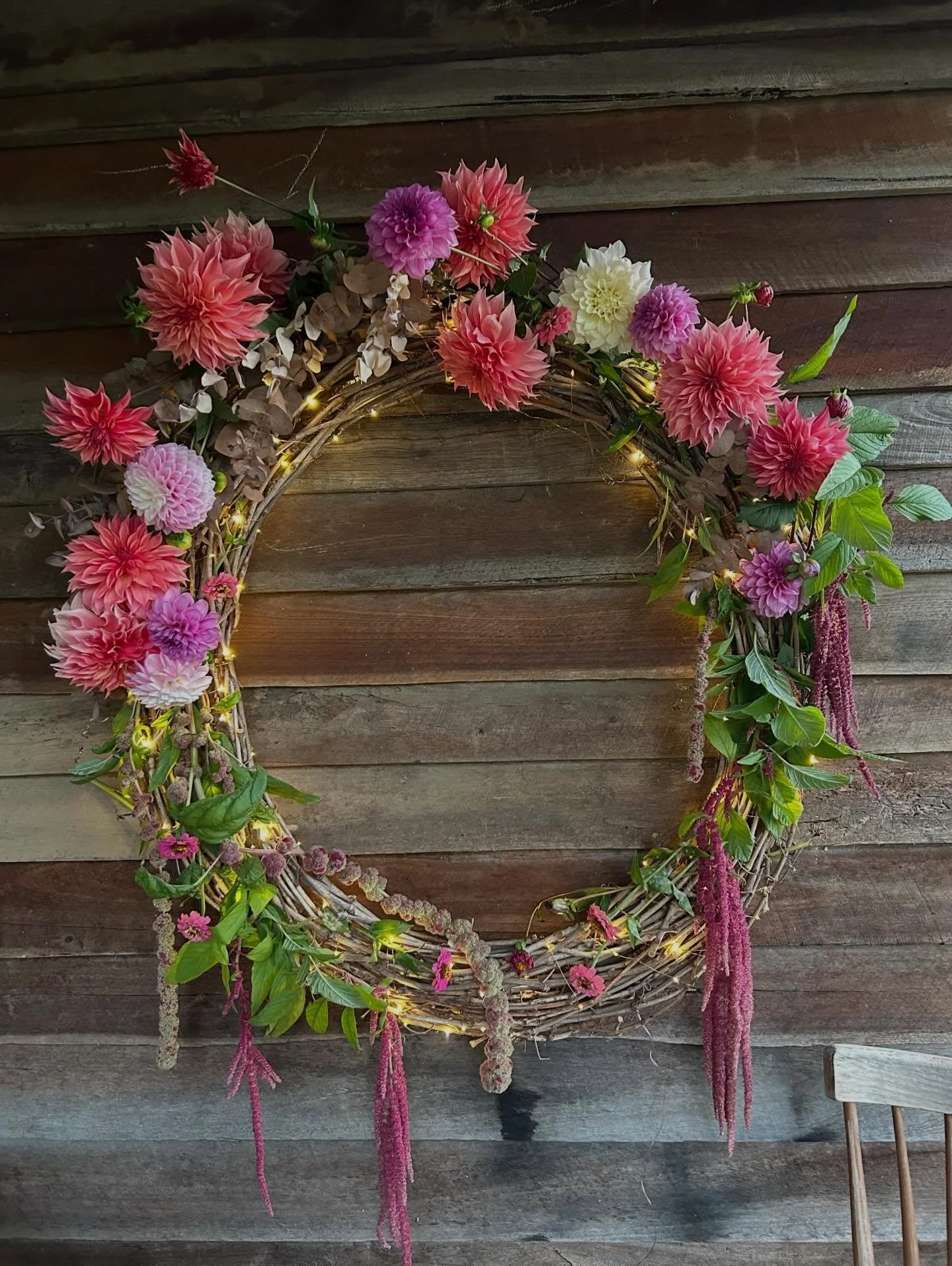 Thank you to @lyndadorrington for sharing so many of her absolutely beautiful flowers with us for Jemima&rsquo;s 17th birthday on the weekend. They certainly helped to dress up the cabin and create a gorgeous vibe for all the party goers and we get t