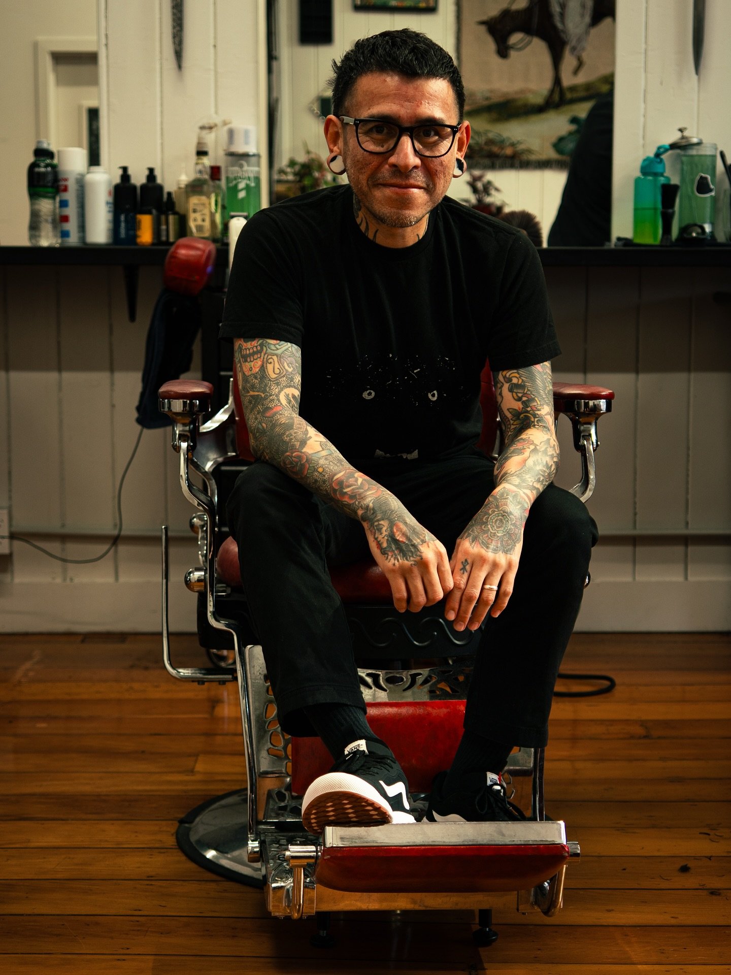 Our own @vegas_cuts , Joel loves a scissor cut, tapers and 4 coffees a day. Come say hey 👋🏻☕️