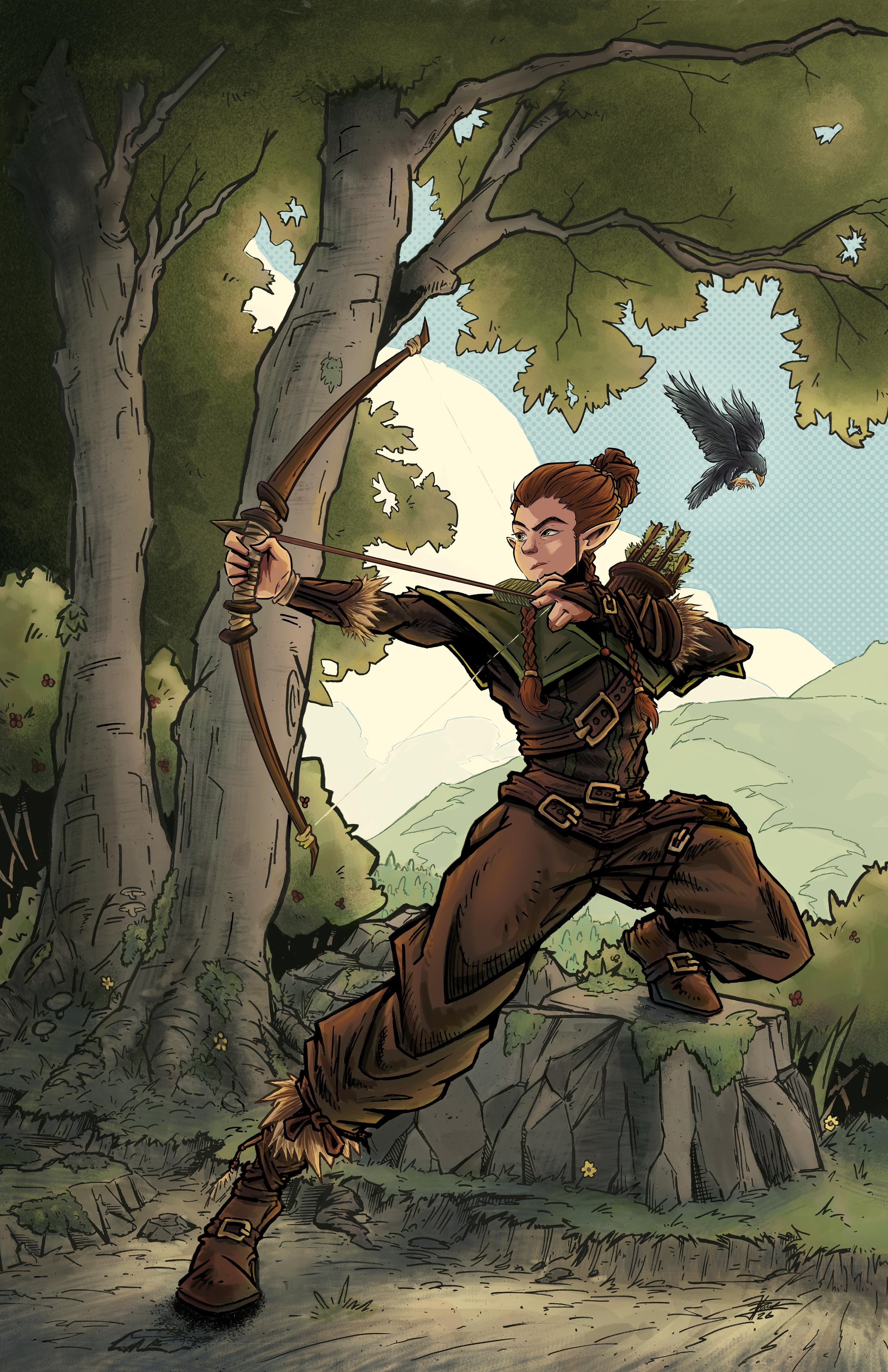 Elven Ranger, "Aeryn."