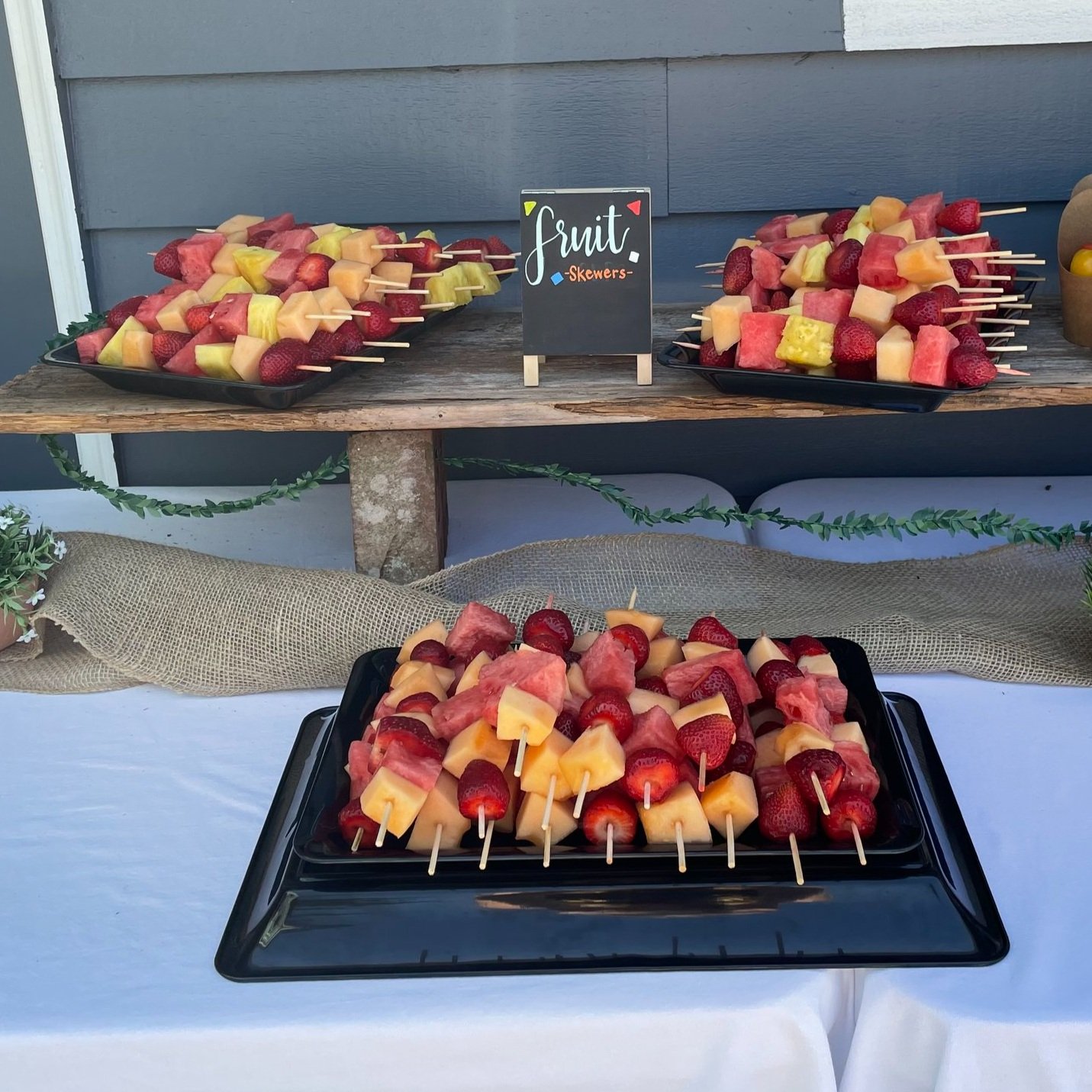 80th birthday, food signs