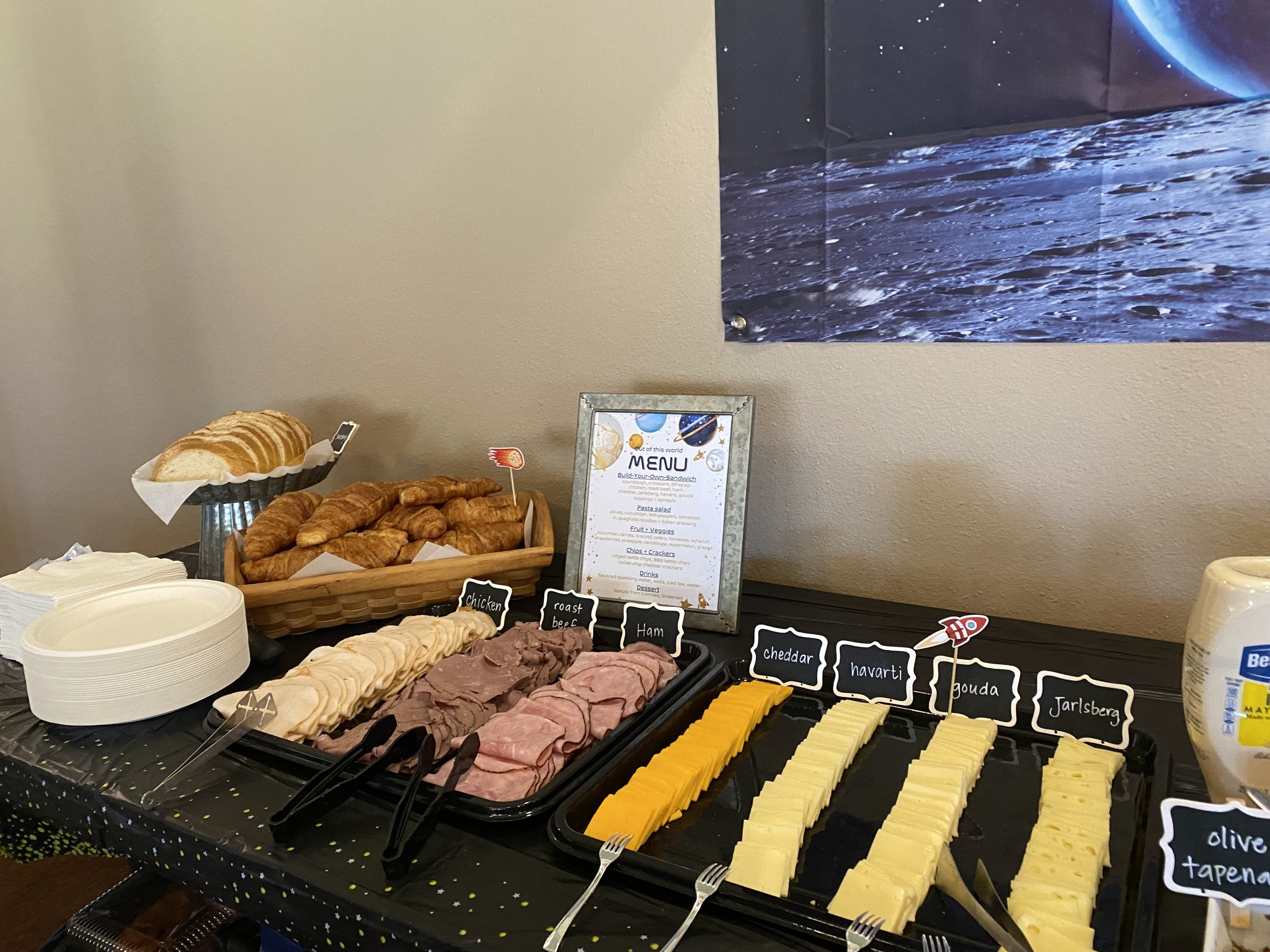 Baby Mason's Nasa baby shower