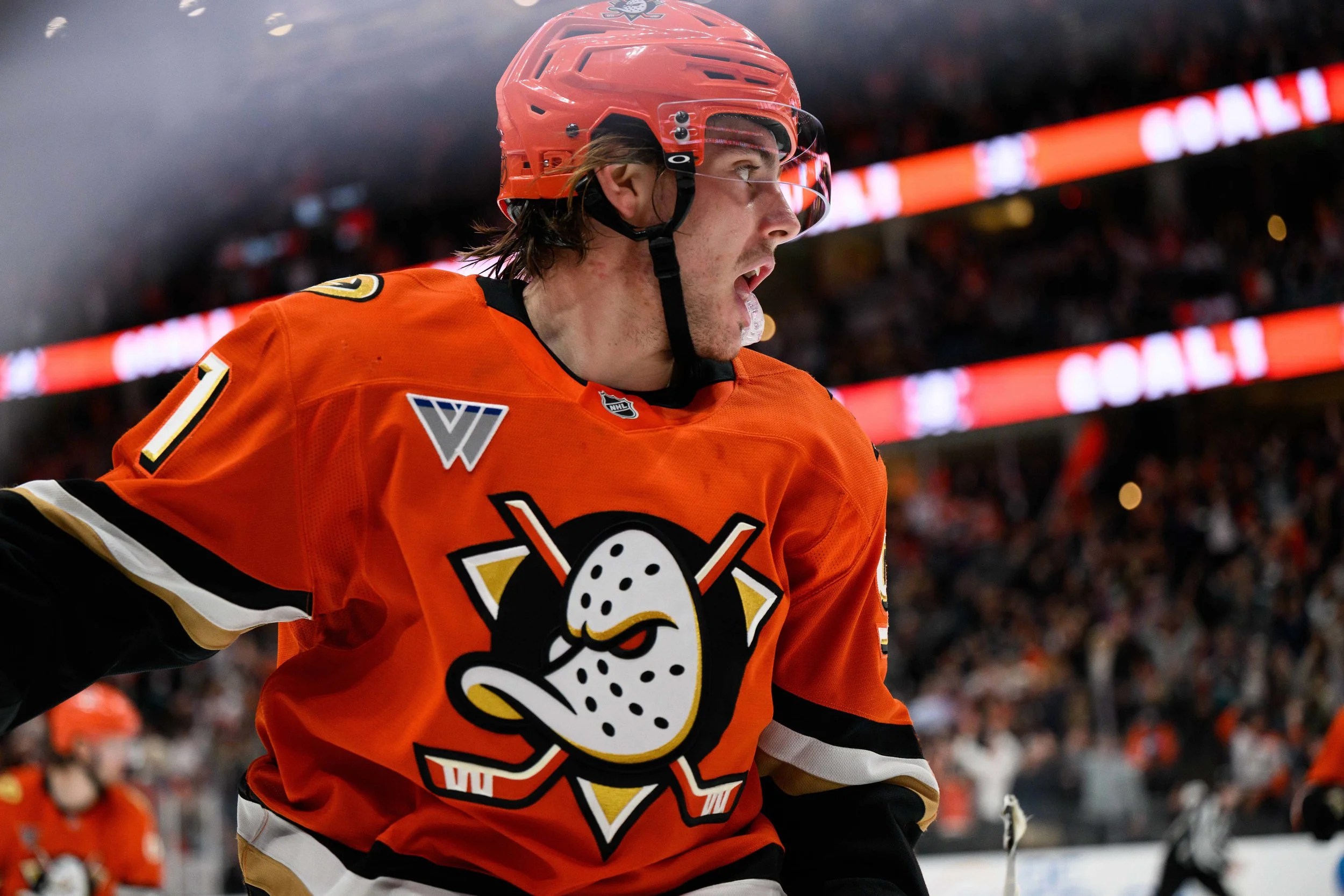 Leo Carlsson Anaheim Ducks Sweden Swedish forward The Pond Press