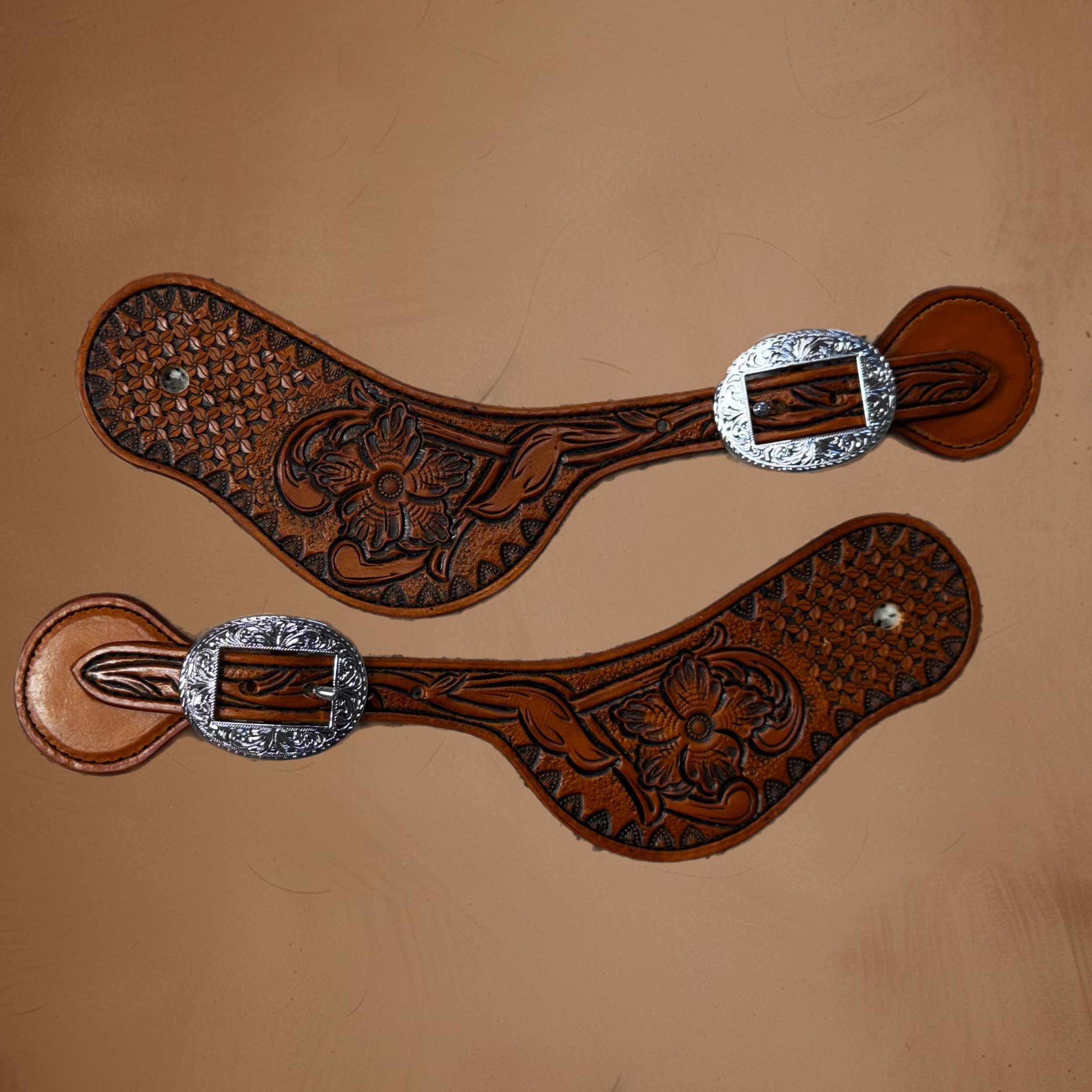 Saddle Tan Floral