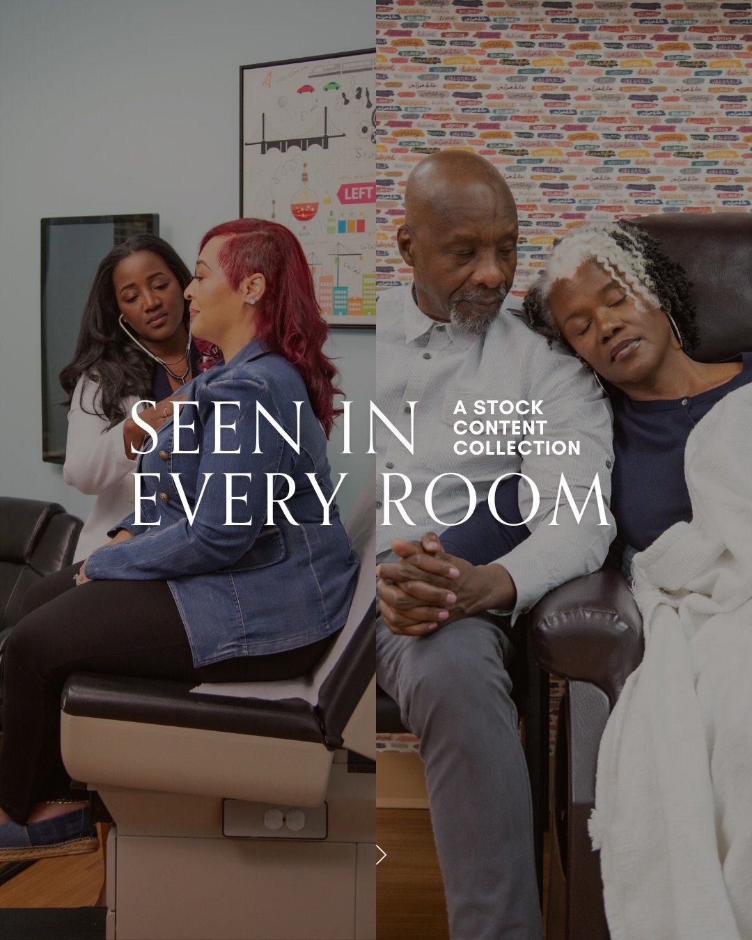 Seen in Every Room.

Black women deserve to see themselves everywhere decisions about our health are being made, including the images that represent care.

Last year, @weareillmatic and @jacandhoney came together to create something we realized was m