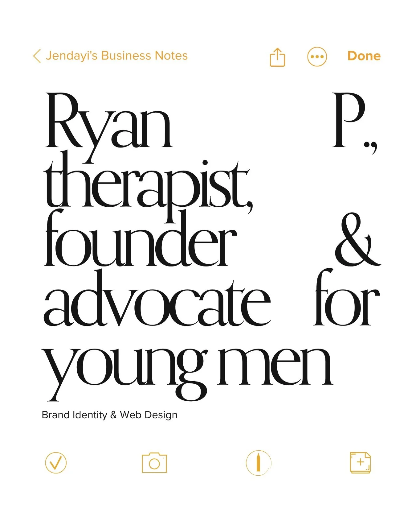 New work is live. 🌱

Introducing ROOT Therapeutic Services&mdash;a brand created to support young men, athletes, and families through therapy that meets people where they are.

While I&rsquo;m incredibly proud of the website and brand, I have to adm