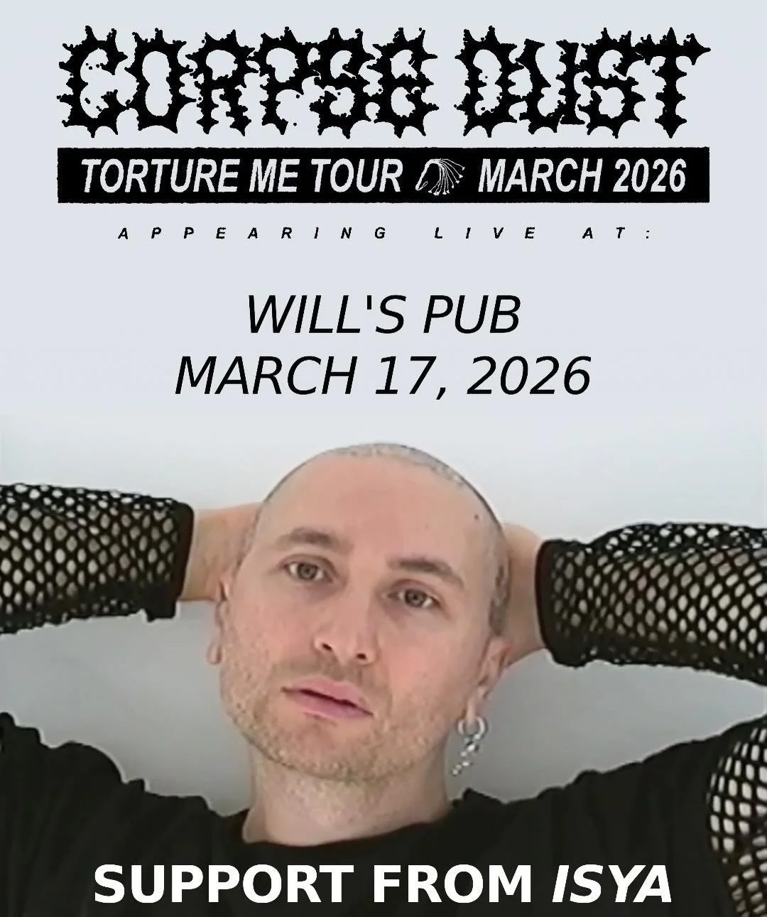 Tonight in Orlando at @willspub with the absolutely wonderful @forevercorpsedust. Gonna be a great one.

#gothmusic #industrial #industrialmusic #ebm #experimentalelectronic