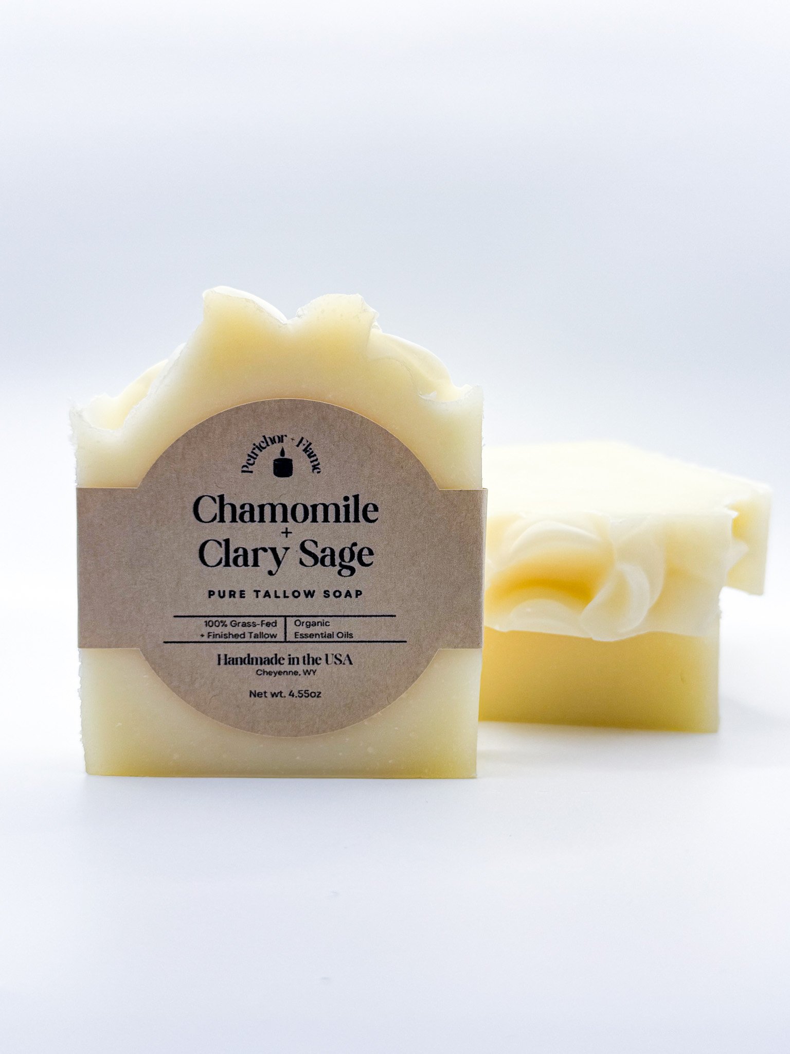 Chamomile+Clary Sage Pure Tallow Soap