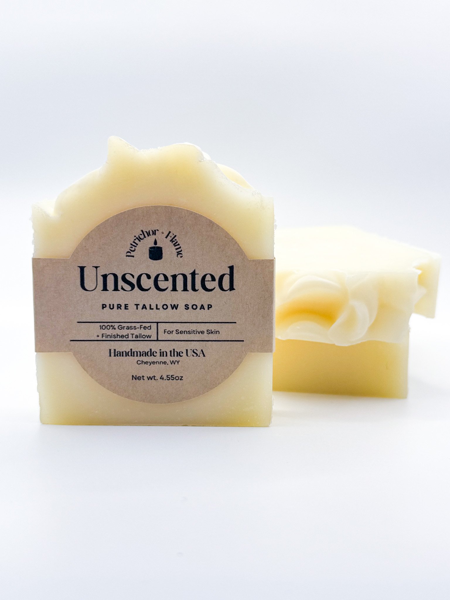 Unscented Pure Tallow Soap