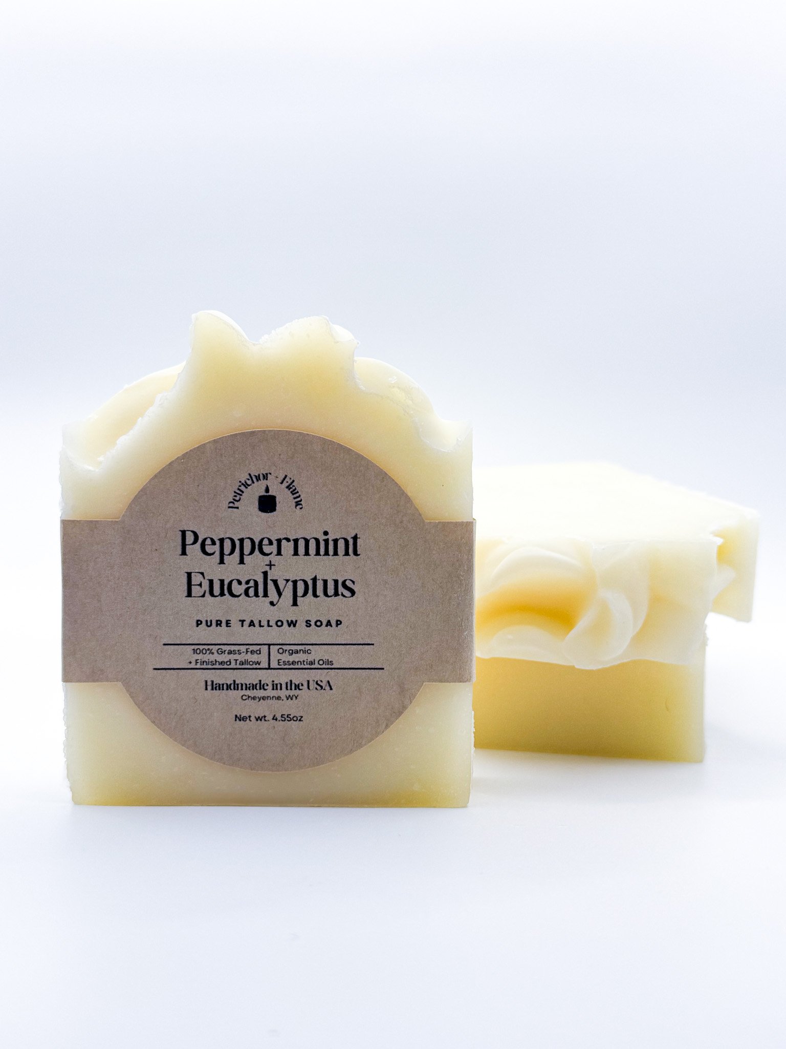 Peppermint+Eucalyptus Pure Tallow Soap