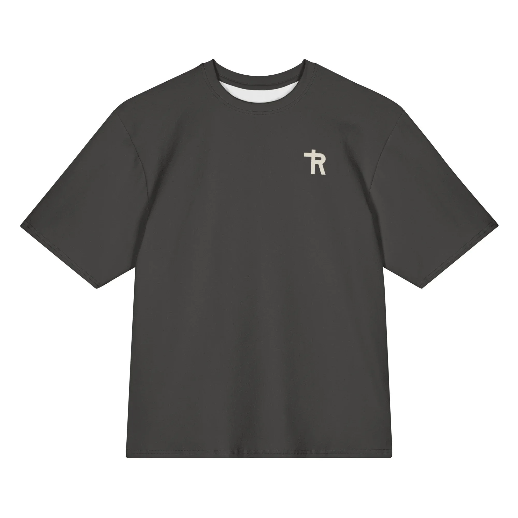 redeemed-arch-oversized-tee-charcoal-front.webp