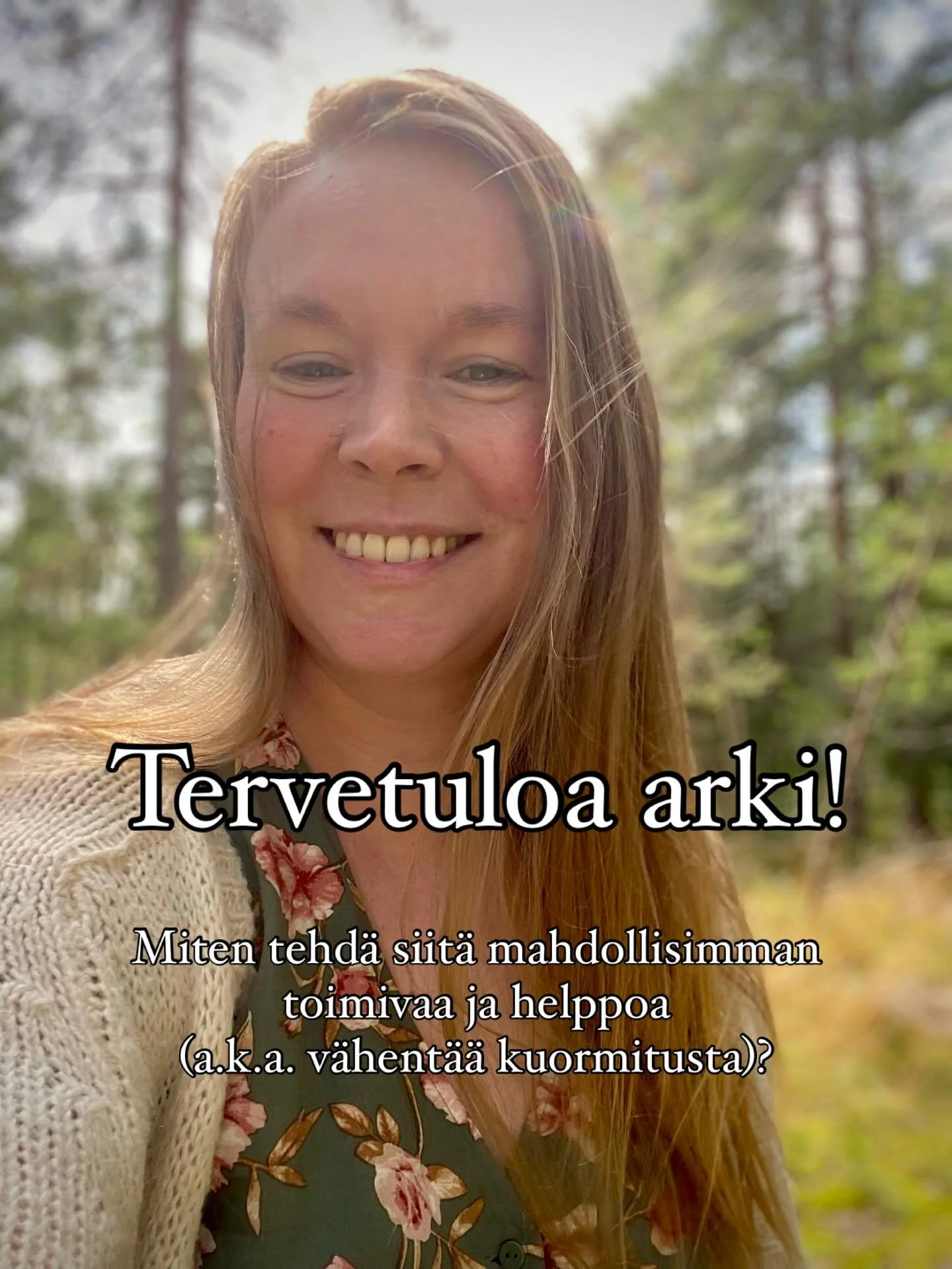 Ruuhkavuosiarki on jatkuva tasapainoilun taitolaji.

Psykologina tied&auml;n, ettei ole olemassa one size fits for all -ratkaisuja, mutta haluan jakaa kolme k&auml;yt&auml;nt&ouml;&auml;, jotka meill&auml; on helpottaneet arkea ja kevent&auml;neet ku