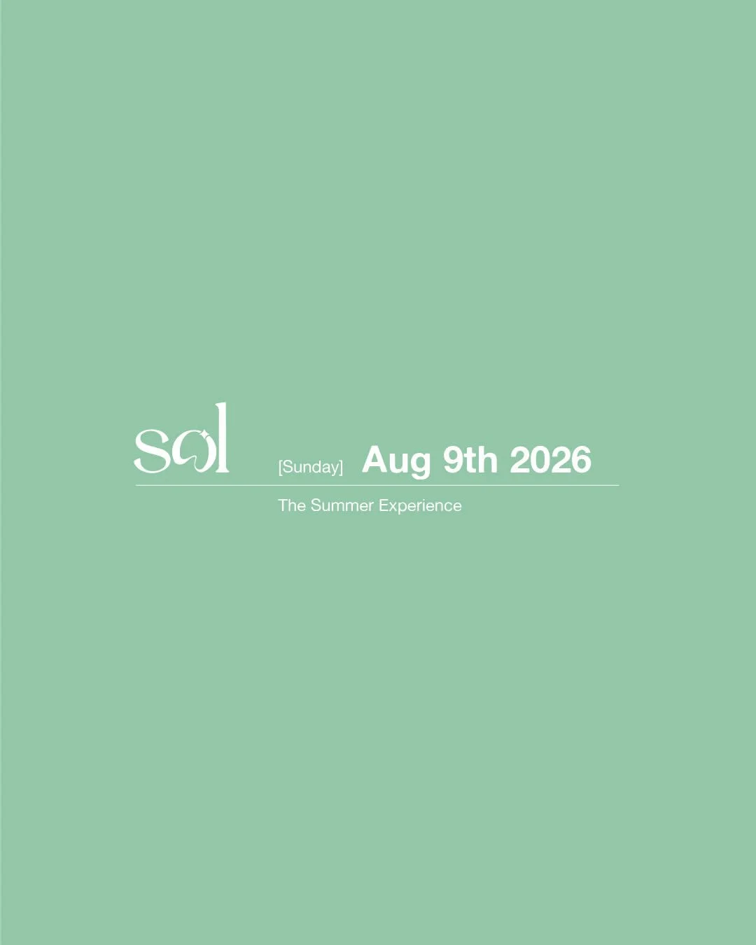 August 9th 2026