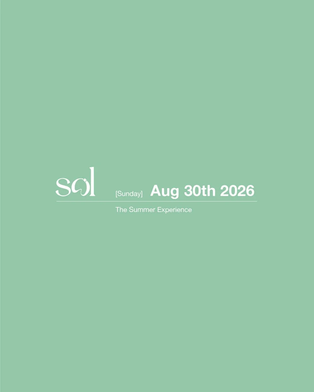 August 30th 2026