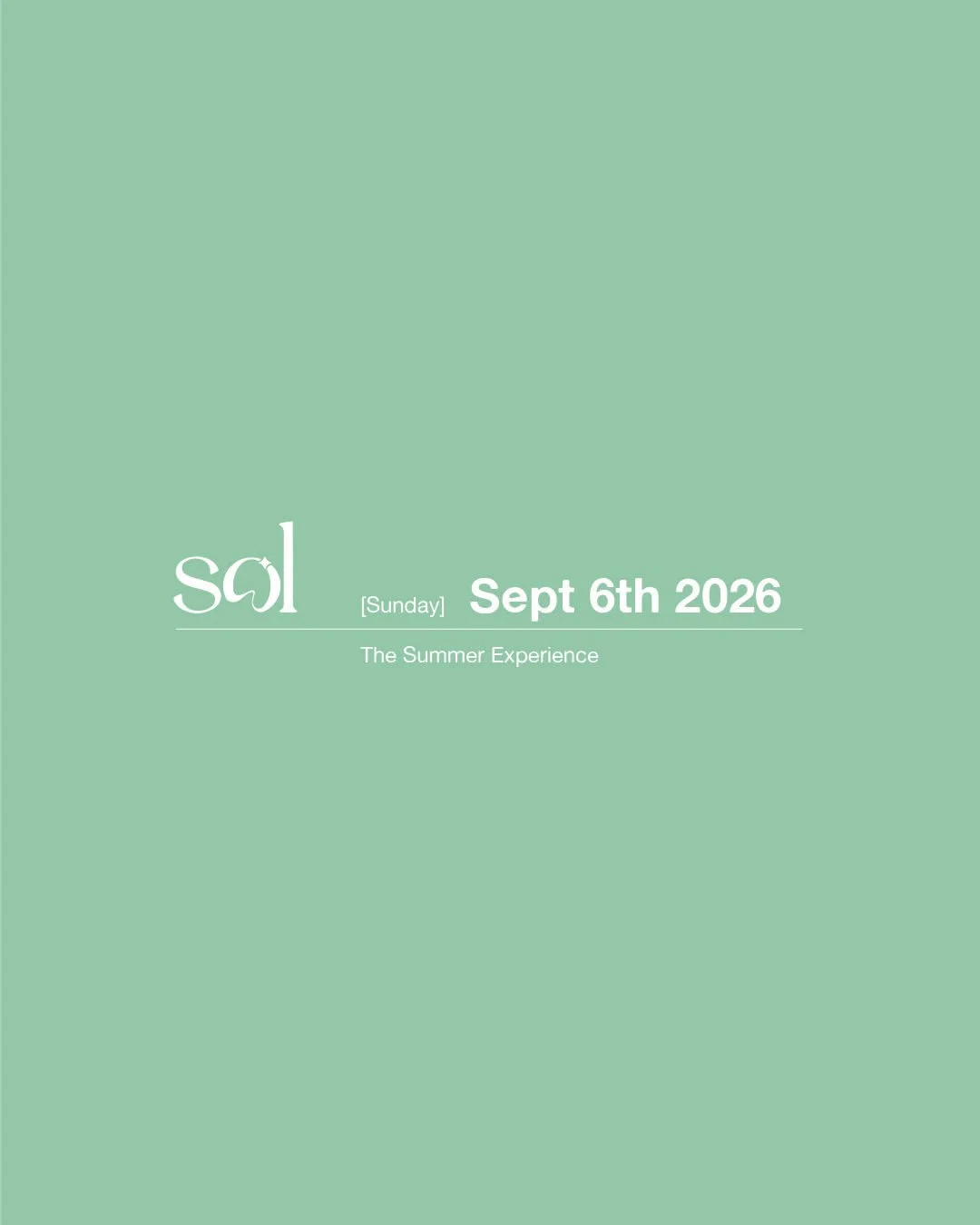 September 6th 2026