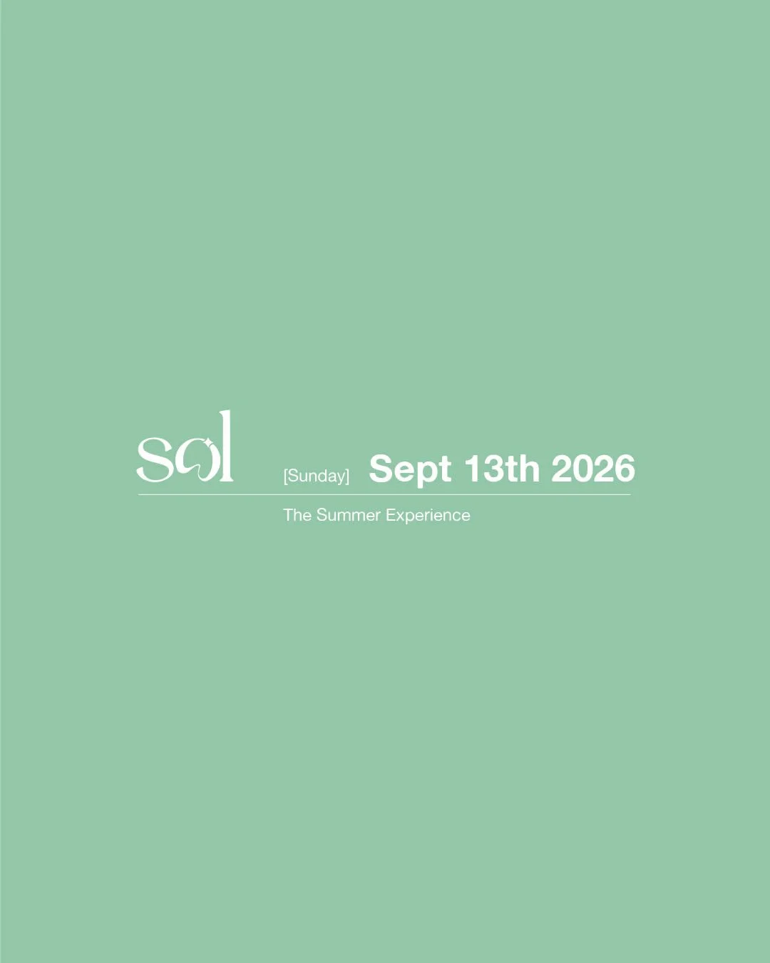 September 13th 2026