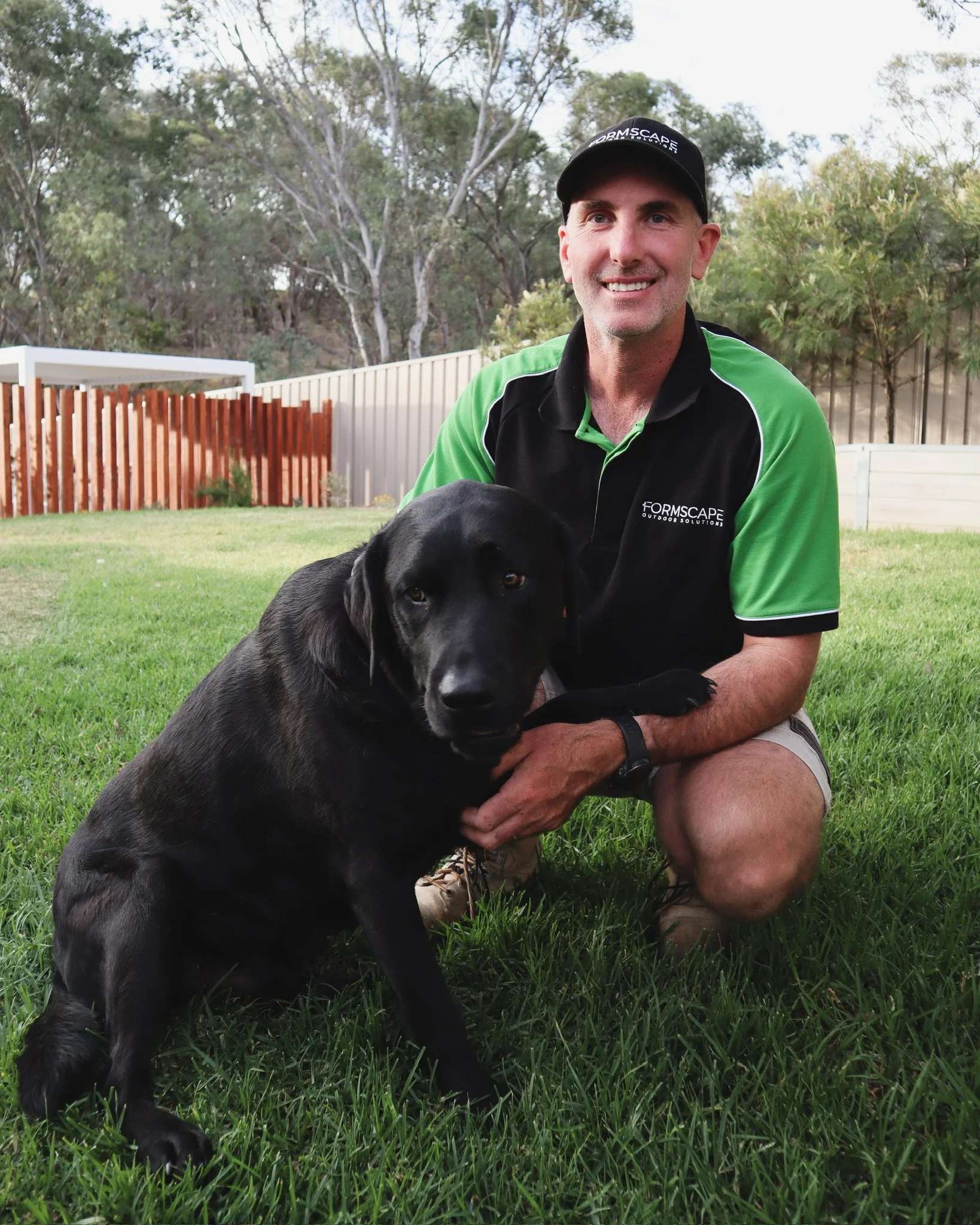 Formscape Outdoor Solutions team working on landscaping project in Albury–Wodonga