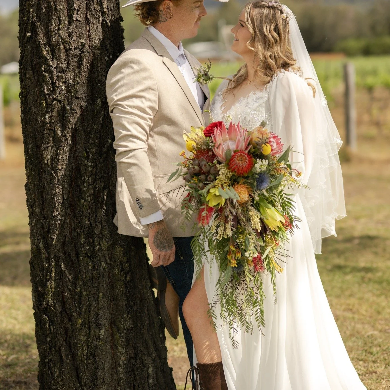 Elopement 18/10/25 - S &amp; B
Cars, Dogs with Bows &amp; Parkway Drive
These two eloped last weekend with just their immediate family at the most stunning homestead in the Hunter Valley. 
It was lowkey, chill, sentimental and perfect - full of laugh