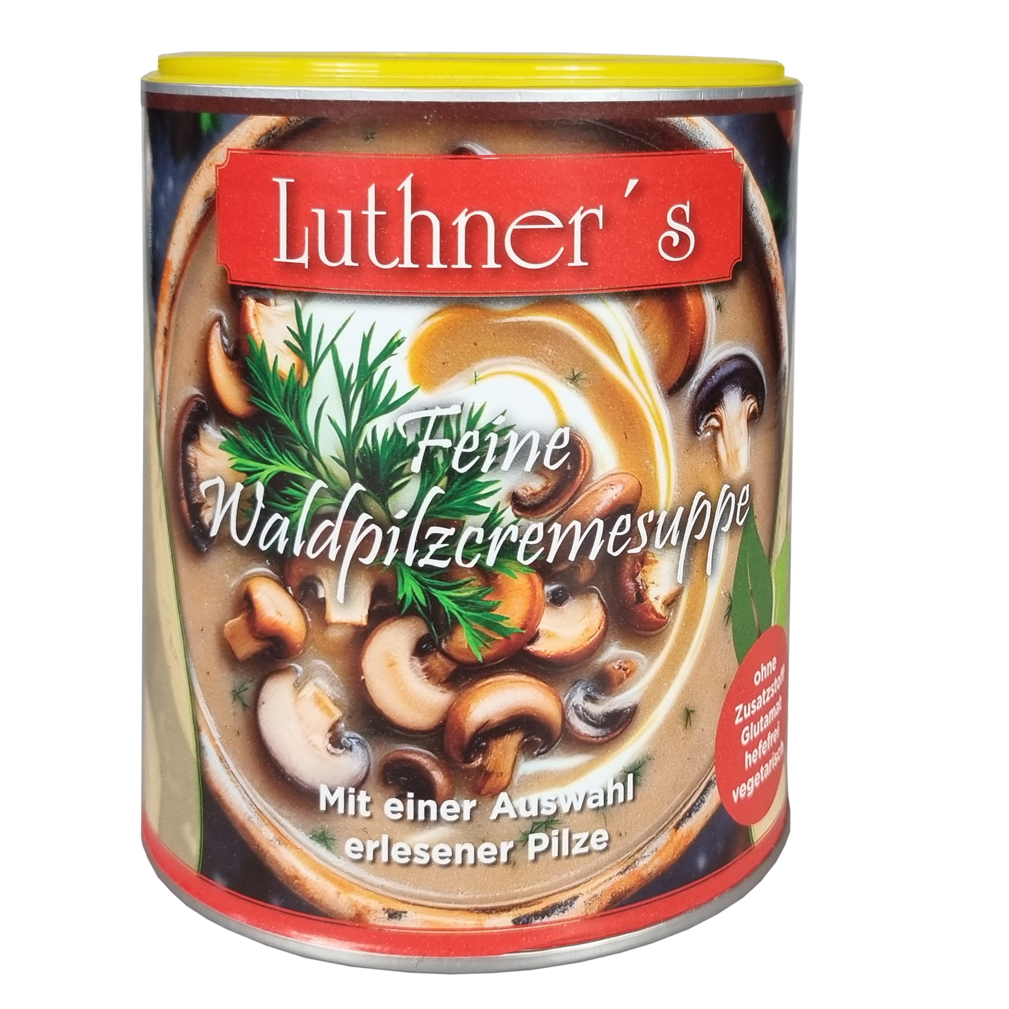 Luthner´s Feine Waldpilzcermesuppe für ca.3,6 Ltr. Suppe