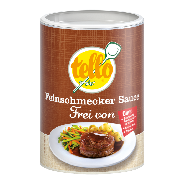 tellofix Feinschmecker Sauce zu Braten Frei von 200g 3,3ltr.