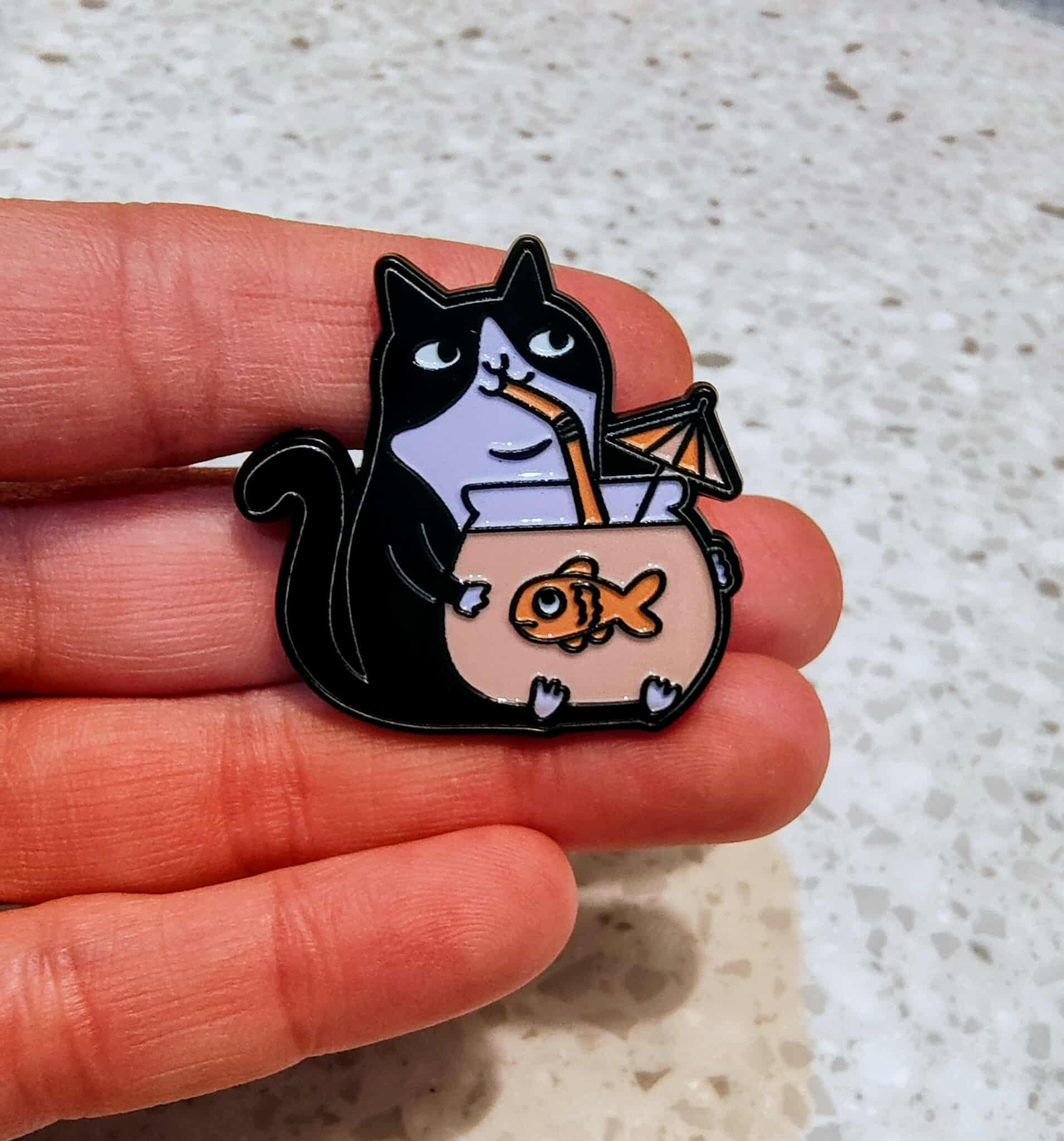 Goldfish Cocktail Pin