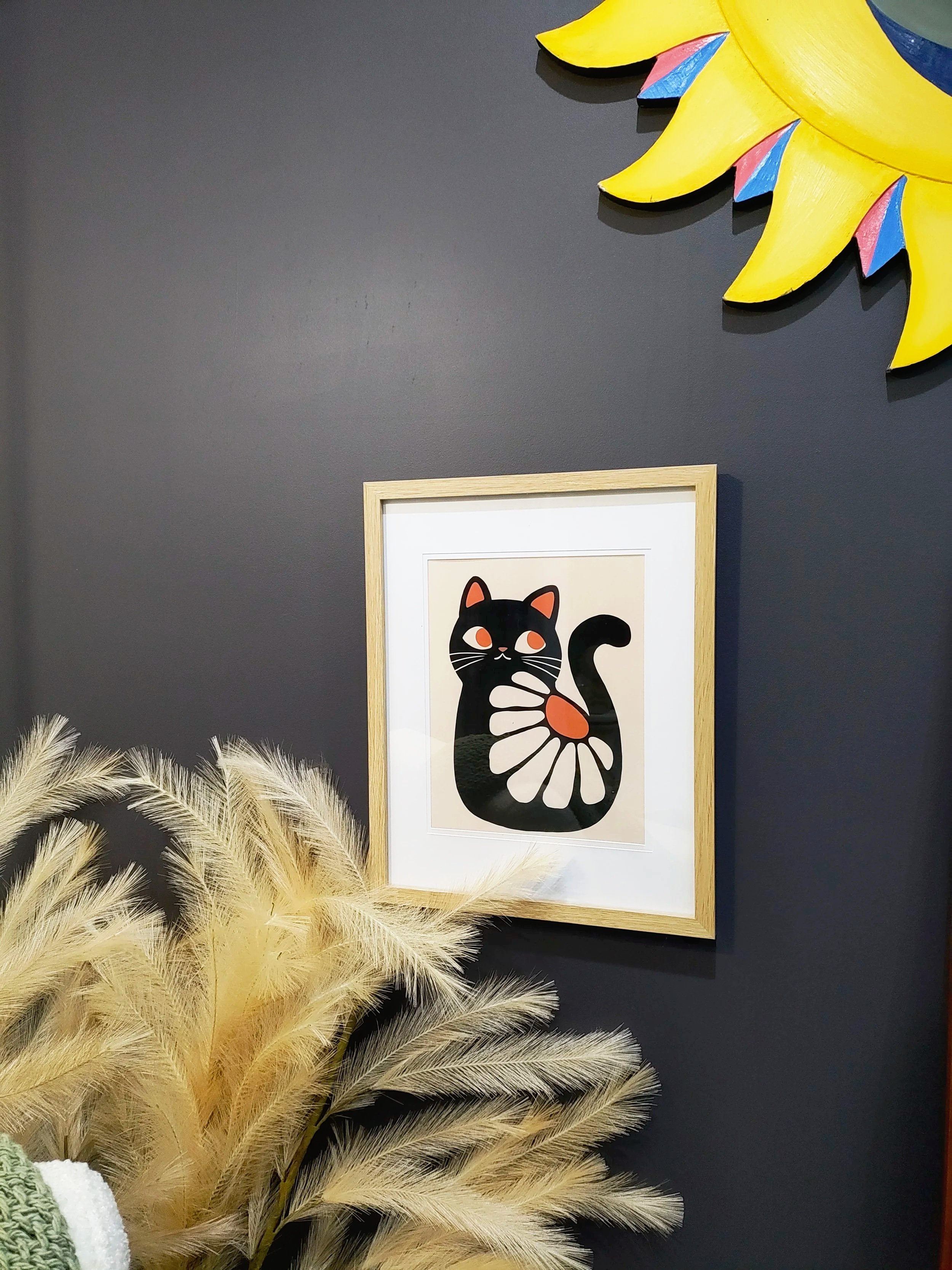 "A cat named Felix" Framed Print